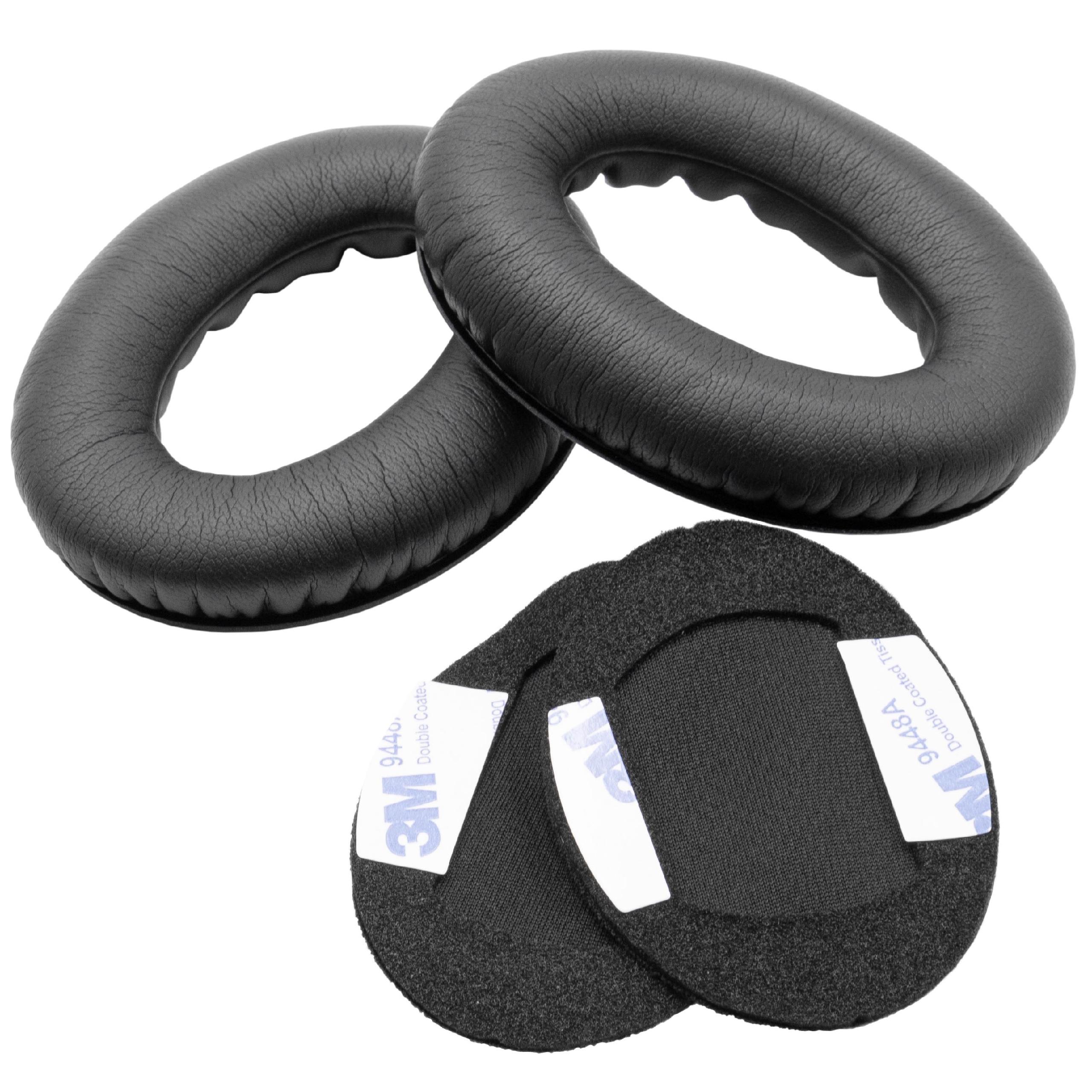 1 paio di cuscinetti per Bose Around-Ear cuffie ecc. - poliuretano / gommapiuma, 8,4 x 6,5 cm, 13 mm spessore,