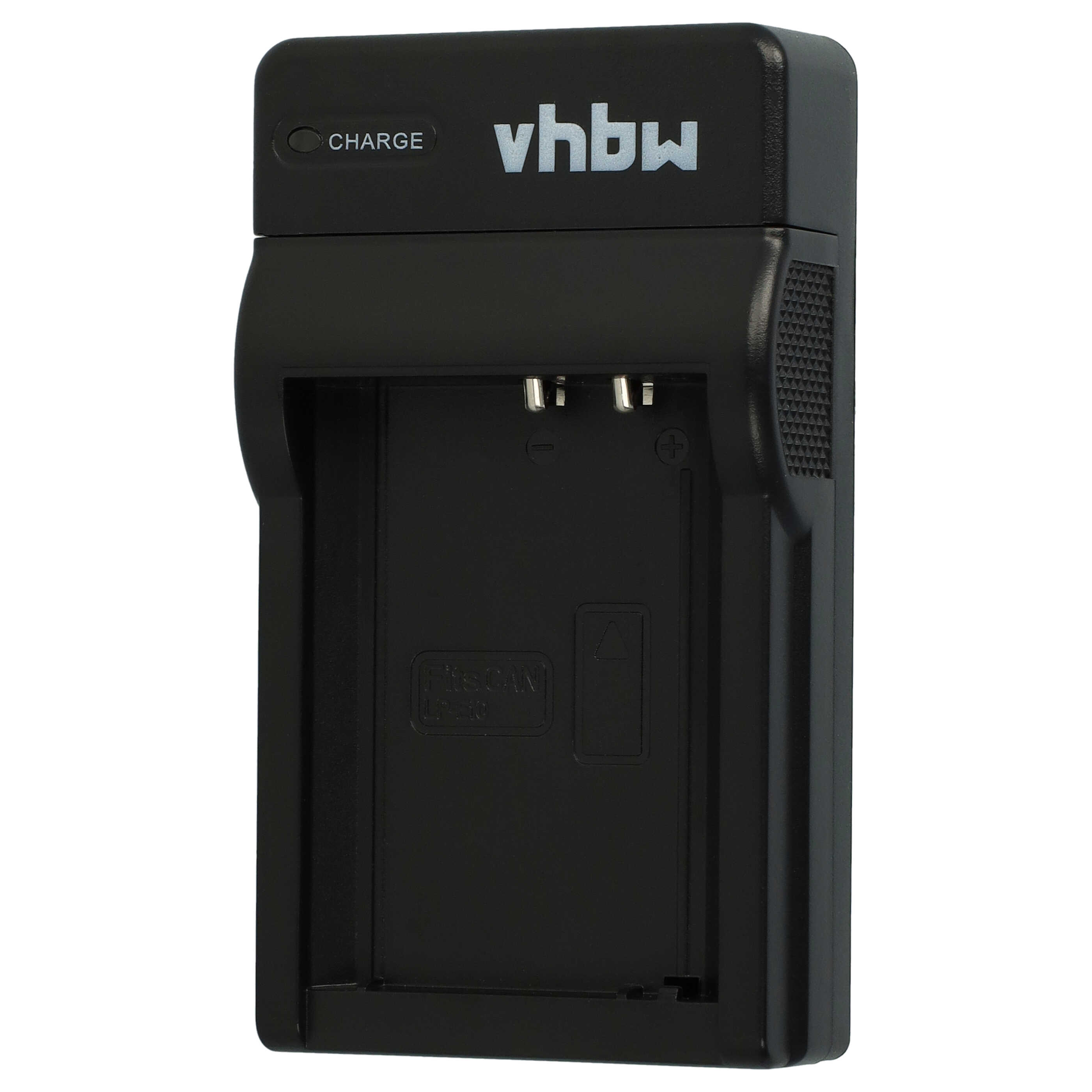 Battery Charger Micro-USB + Cable Micro-USB suitable for Canon EOS Kiss X80, Rebel T6, 2000D, 4000D Digital Ca