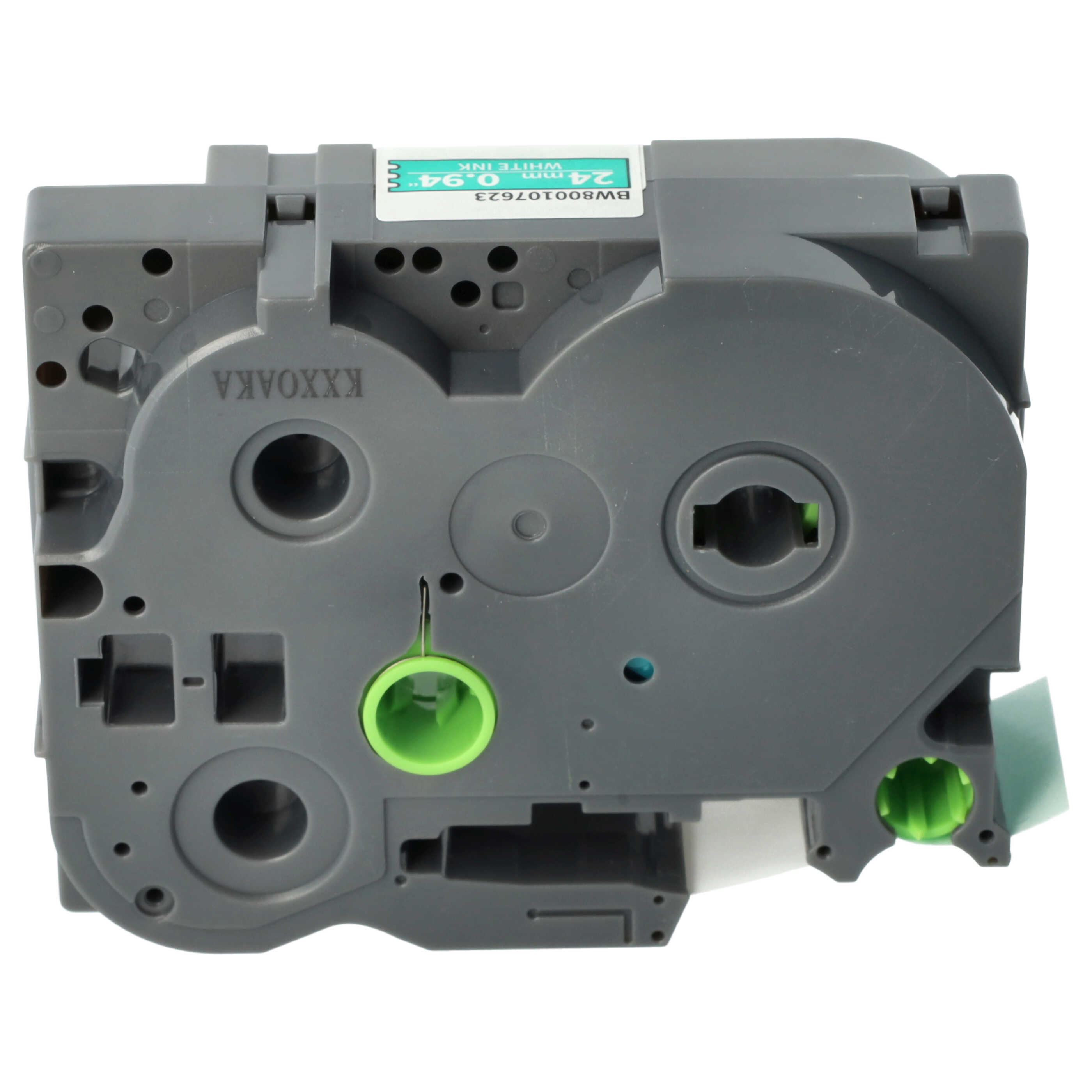 Label Tape replaces Brother TZE-755, TZ-755 - 24 mm White to Green