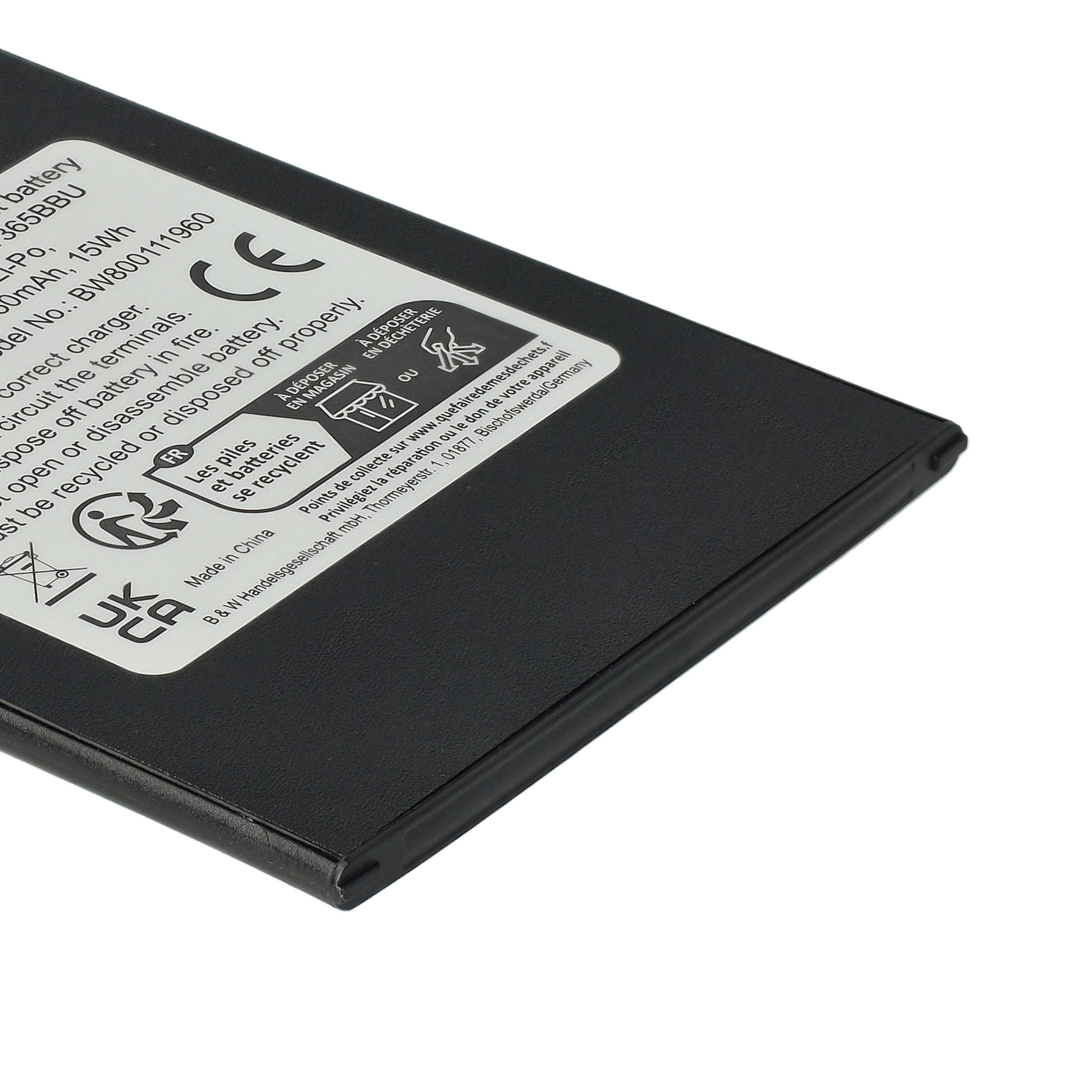 Tablet Replacement Battery for Samsung Galaxy Tab Active, Active 2, Active 2 LTE - 4050 mAh 3.7 V Li-polymer