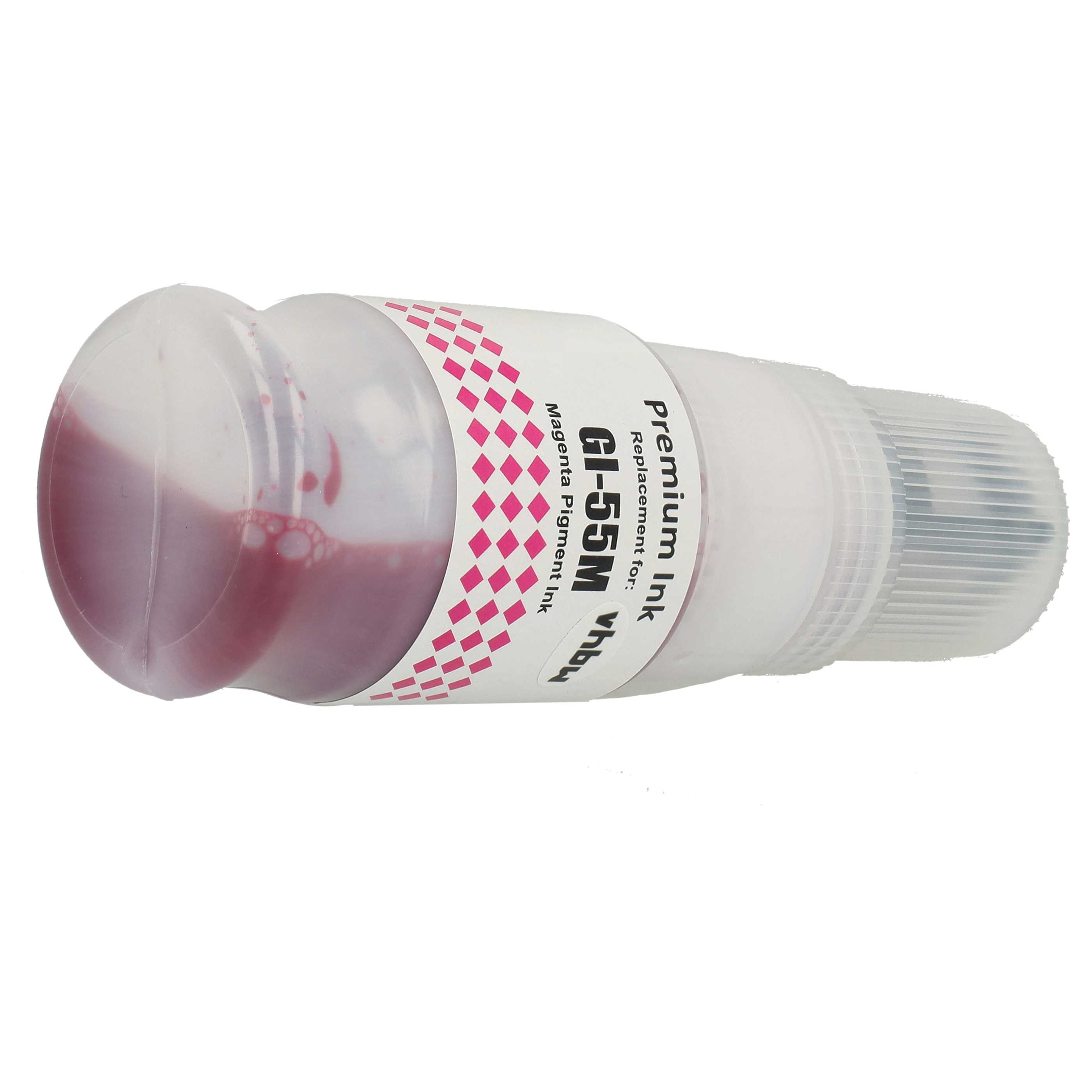 Nachfülltinte Magenta als Ersatz für Canon GI-55M, 6290C001 für Canon Drucker - Pigmentiert, 40ml