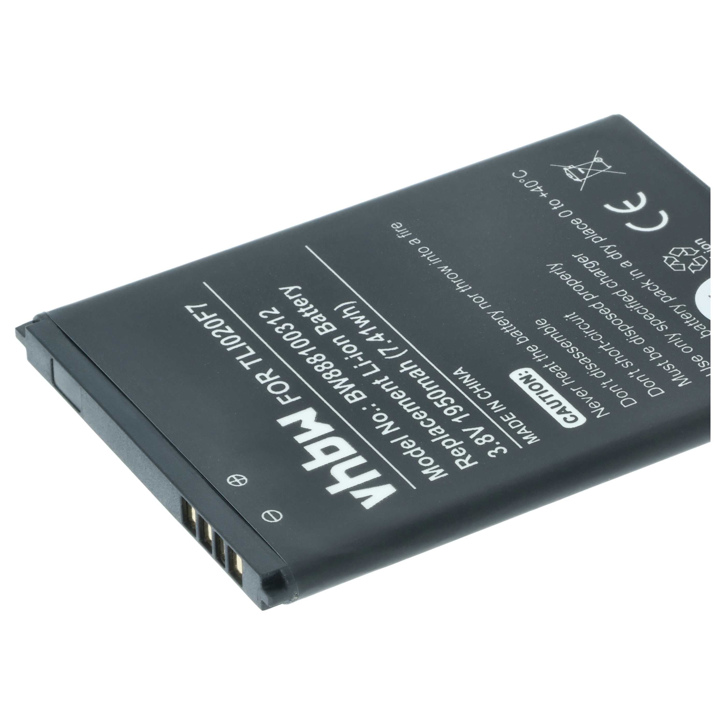 Akumulator do telefonu smartfona zamiennik Alcatel TLI020F7 - 1950 mAh 3,8 V Li-Ion