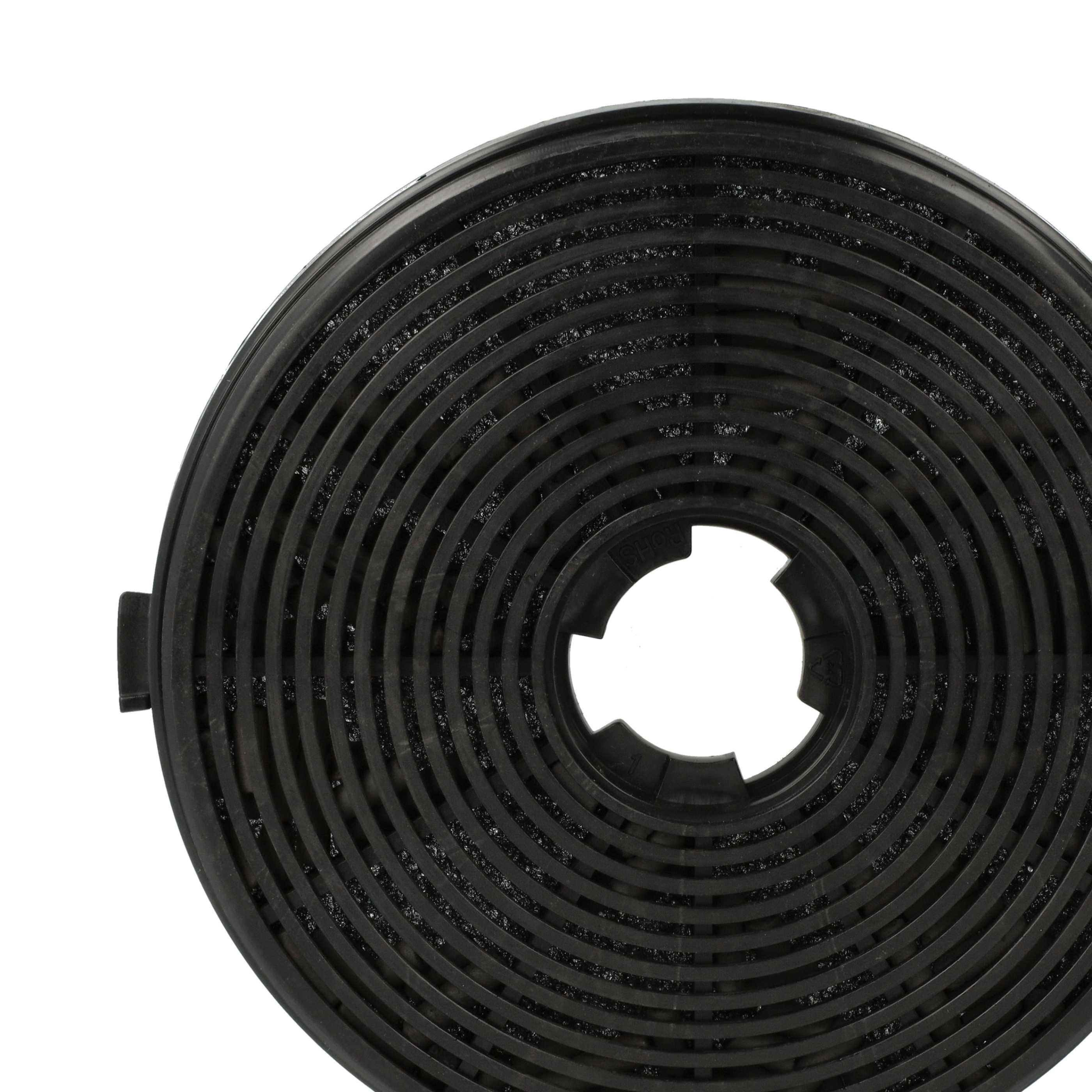 4x Activated Carbon Filter as Replacement for Respekta MIZ6000 for Respekta Hob