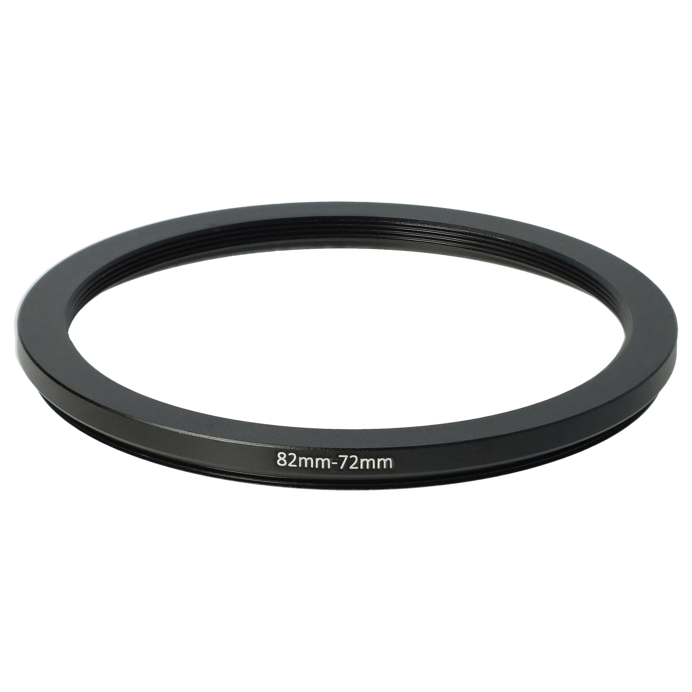Step-Down-Ring Adapter von 82 mm auf 72 mm passend für Kamera Objektiv - Filteradapter, Metall, schwarz