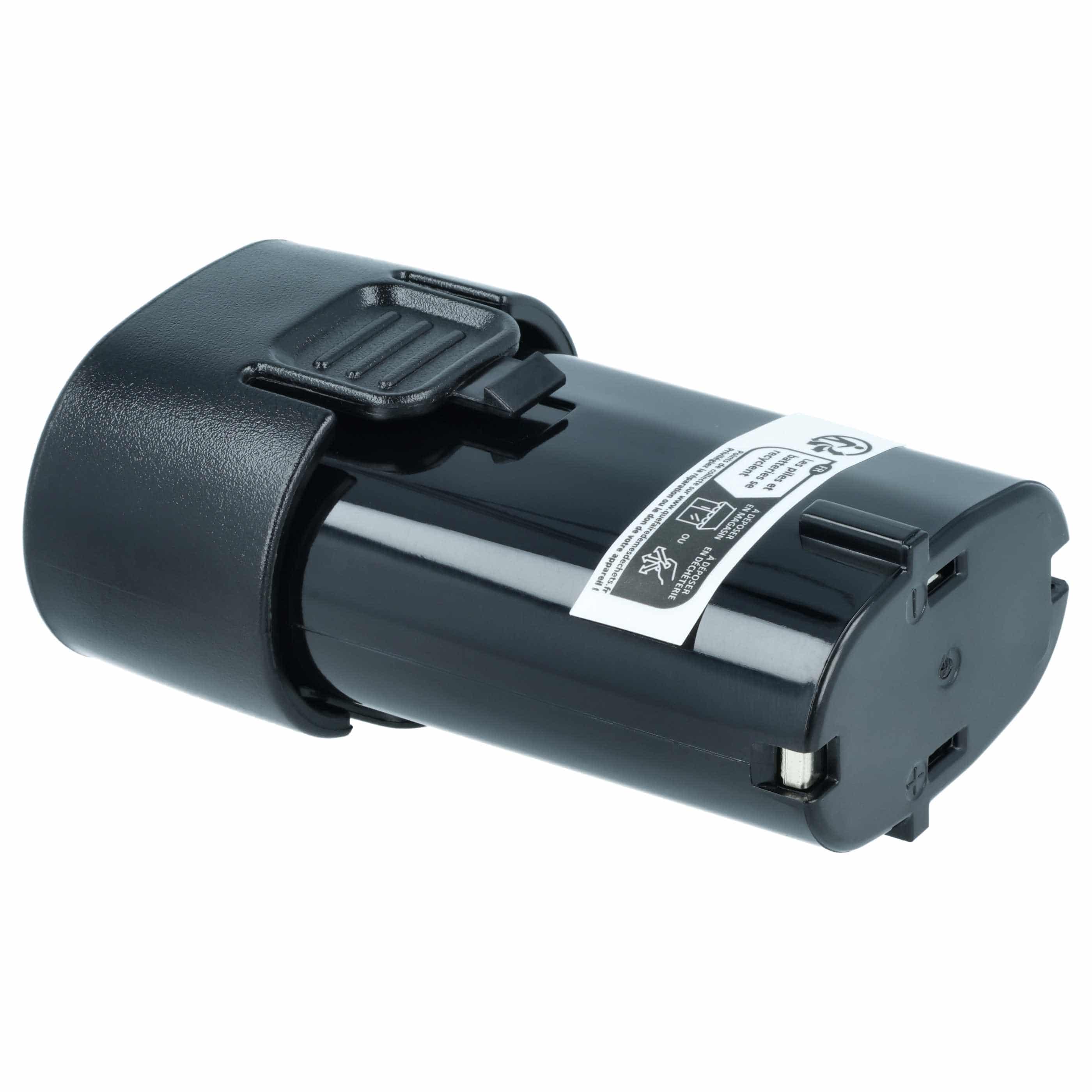 3x Battery replaces Makita BL7010, 194356-2, 194355-4 Electric Power Tool - 2500 mAh, 7.2 V, Li-Ion