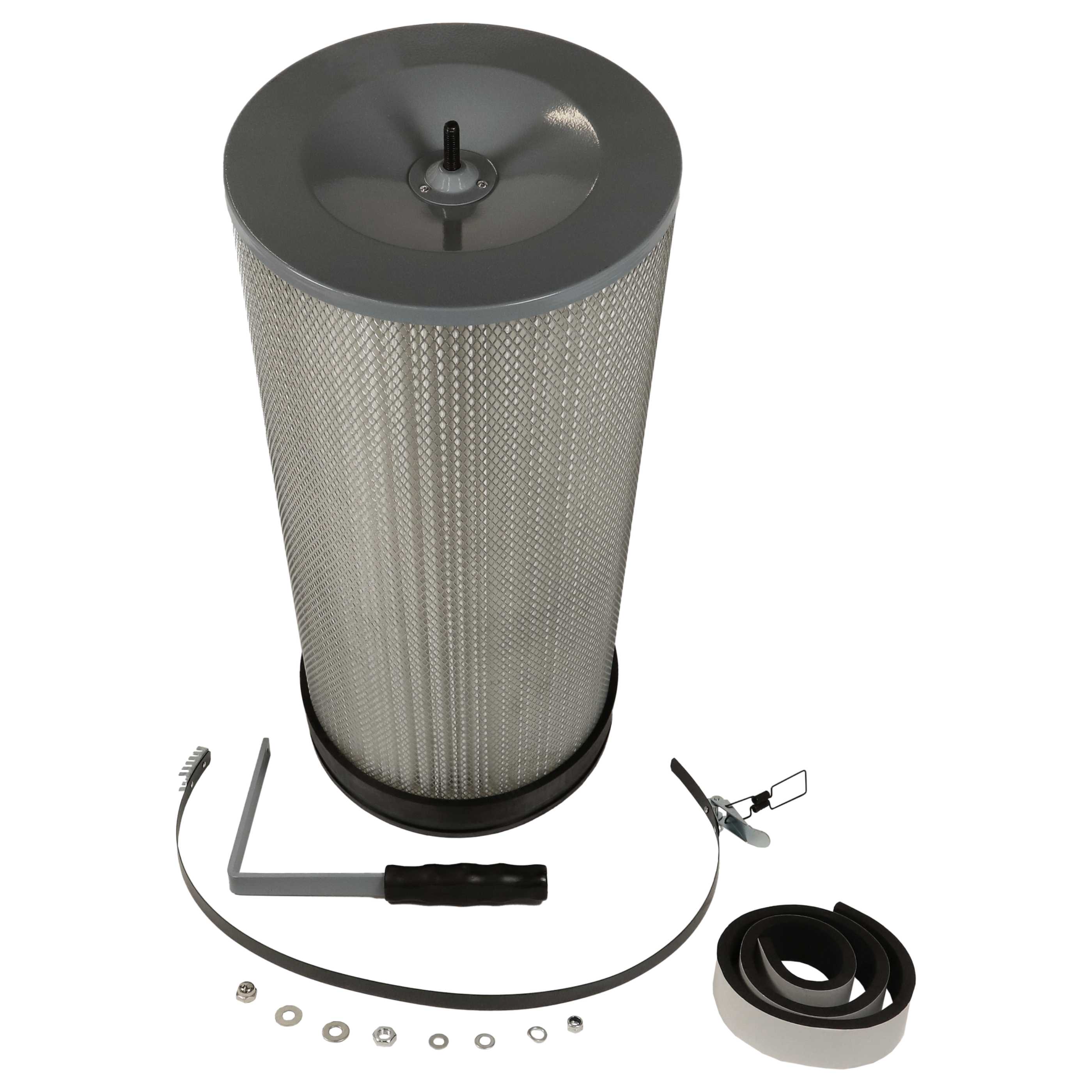 2x Filtro polvo fino con cepillo reemplaza Holzmann 9120058378508 para sistema de extracción Holzmann