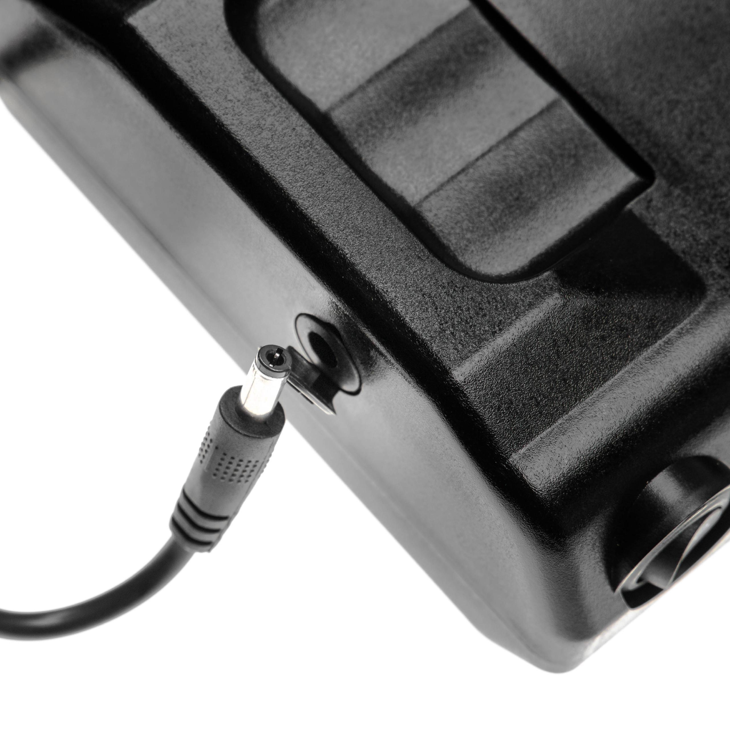 Batteria per portapacchi con sistema d'inserimento + caricatore per e-bike - 8800mAh, Li-Ion