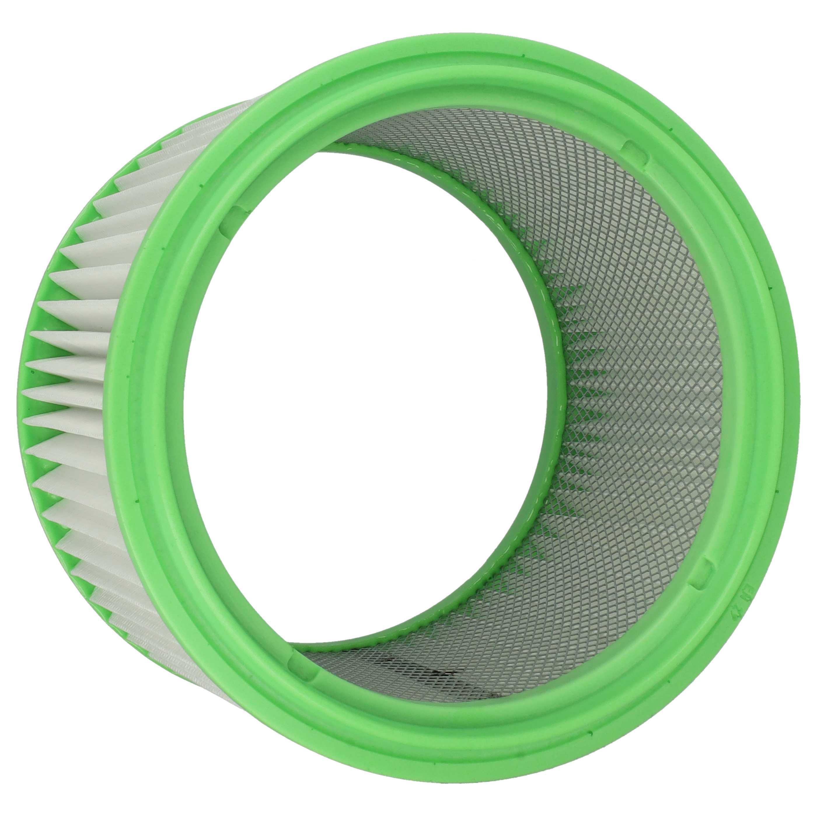4x Filtercartridge filter replaces Makita 413525 for Gisowatt Vacuum Cleaner, white / green