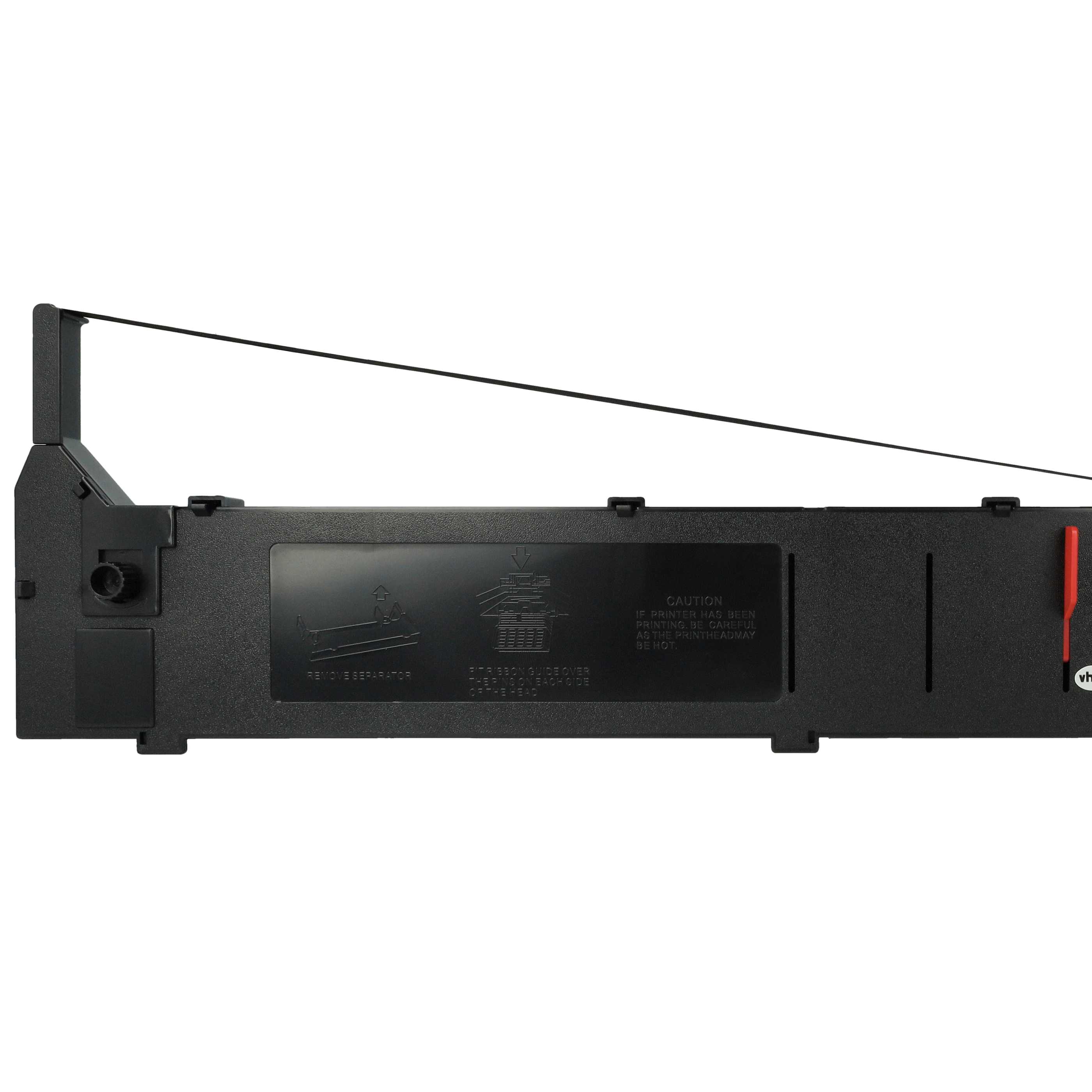 Ink Ribbon replaces Epson C13S015055 for Dot Matrix, Receipt Printer - Black