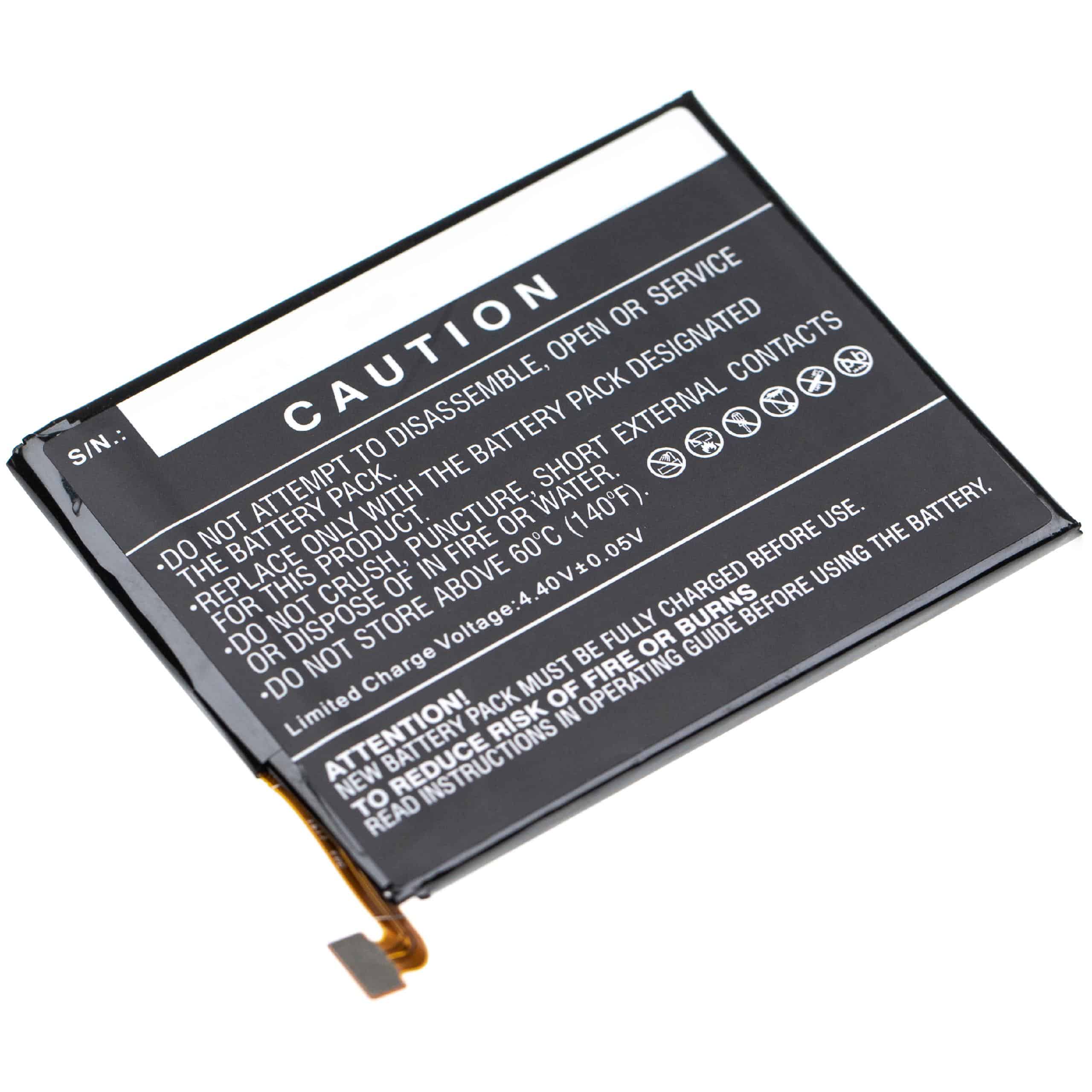Batterie remplace Alcatel TLP024C7 pour téléphone portable - 2300mAh, 3,85V, Li-polymère