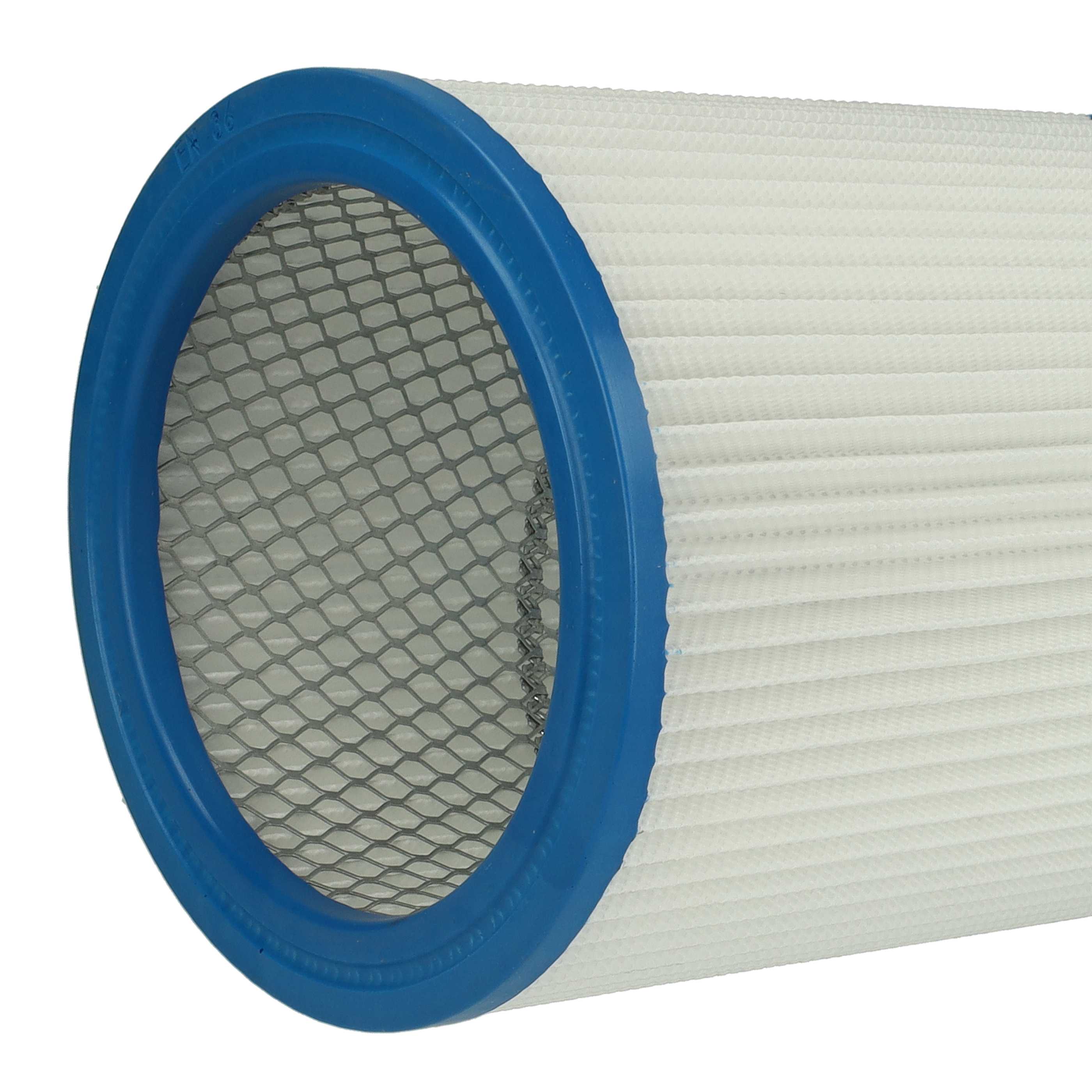 4x cartridge filter replaces Fein 31322765009, 4014586261454 for Fein Vacuum Cleaner, white