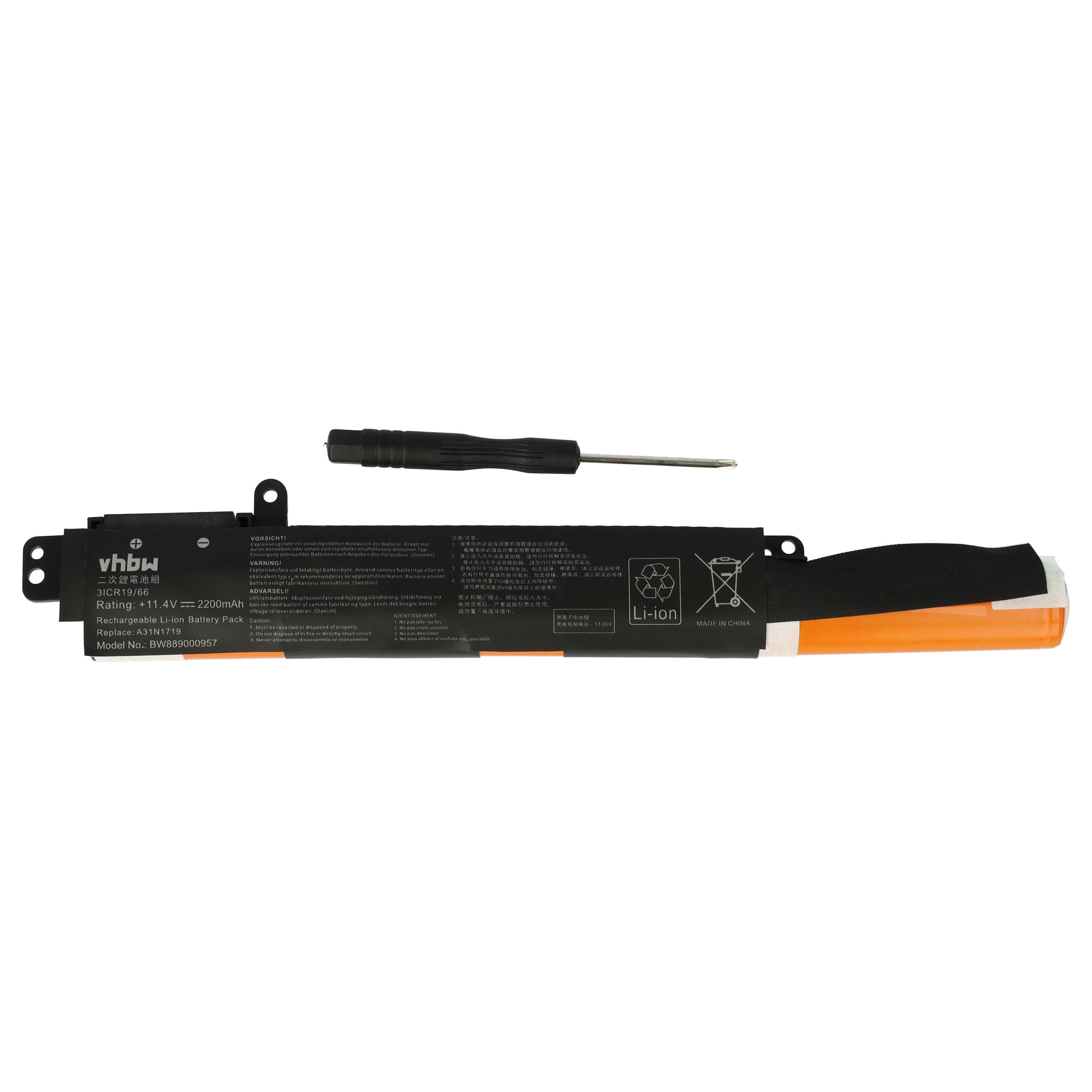 Akumulator do laptopa zamiennik Asus A31L04Q, 0B110-00520500, 0B110-00520200 - 2200 mAh 11,4 V Li-Ion