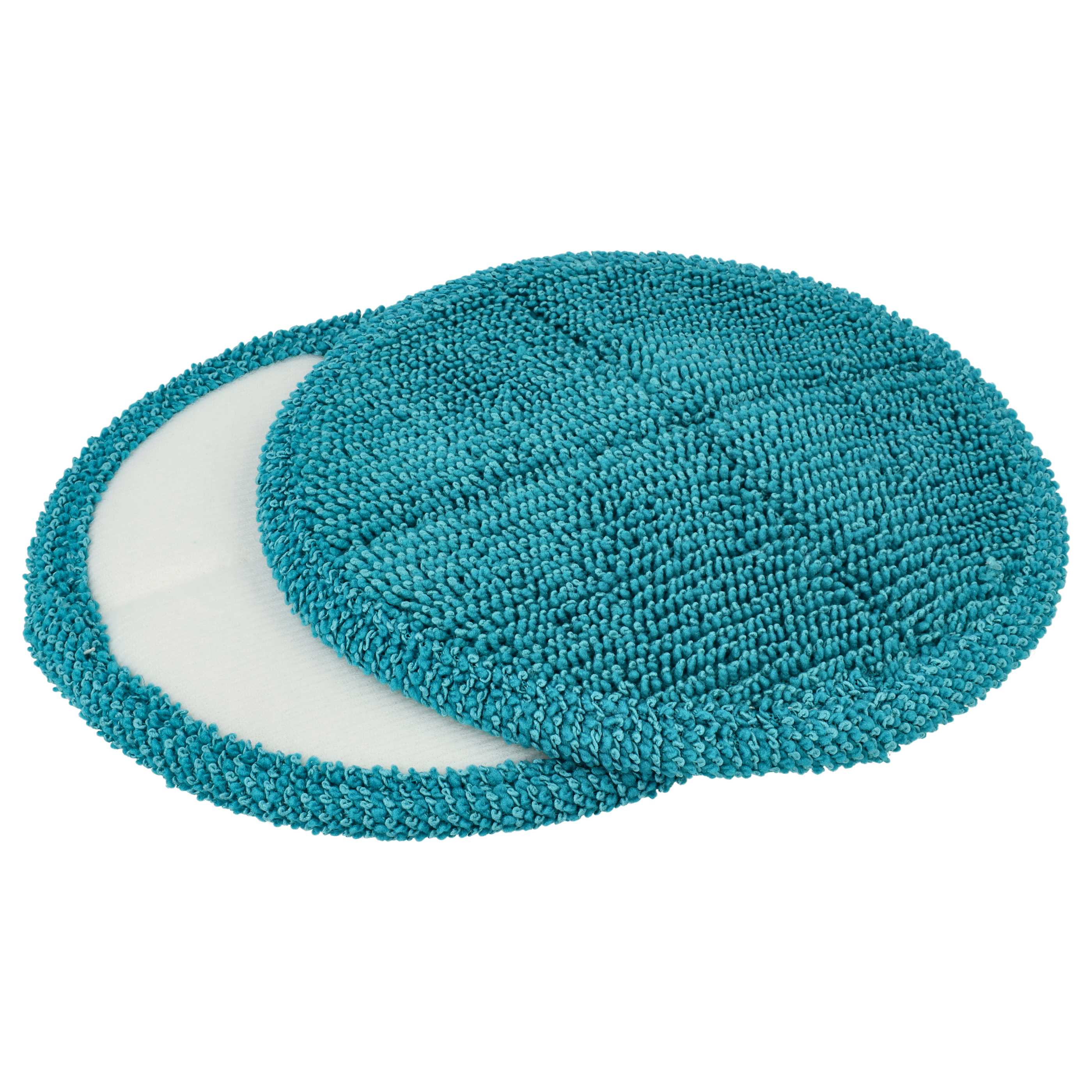 2x Lingette remplace CleanMaxx 08934 pour balais serpillère Clean Maxx - polyester / polyamide, turquoise