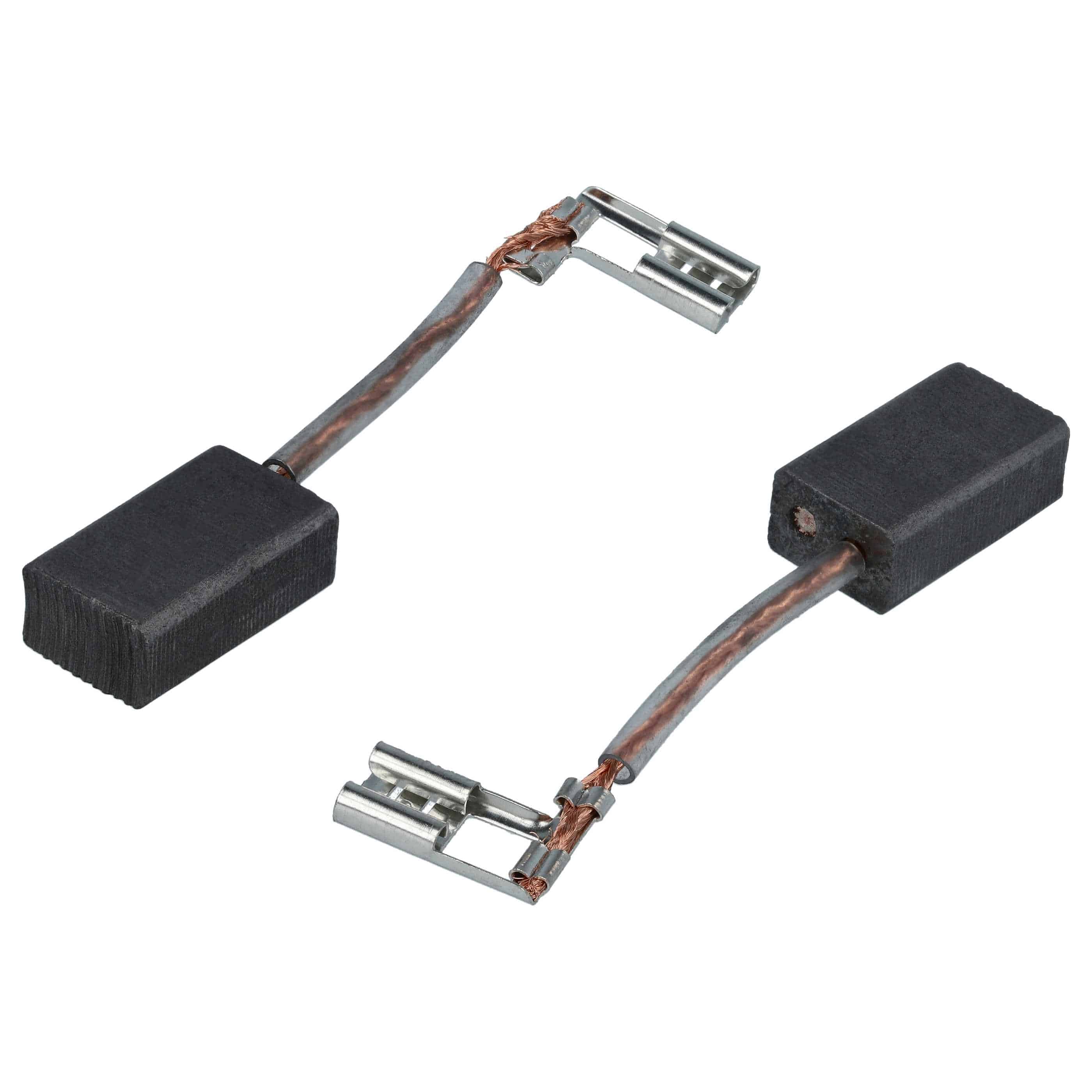 2x Spazzola carbone come Asein 0736 per lavatrici, utensili - 8 x 12,5 x 21mm
