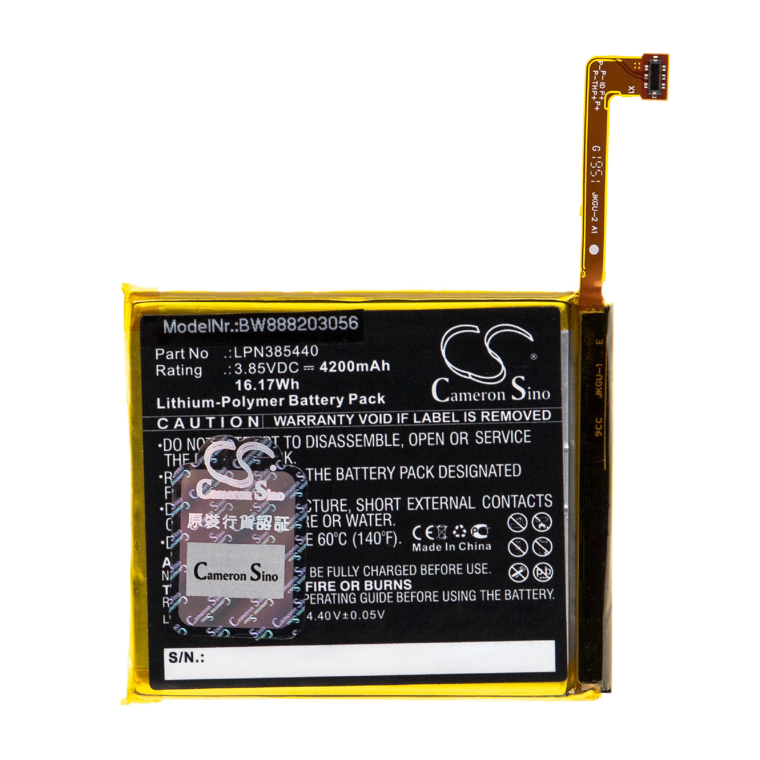 Batteria sostituisce Crosscall LPN385440 per cellulare Crosscall - 4200mAh 3,85V Li-Poly