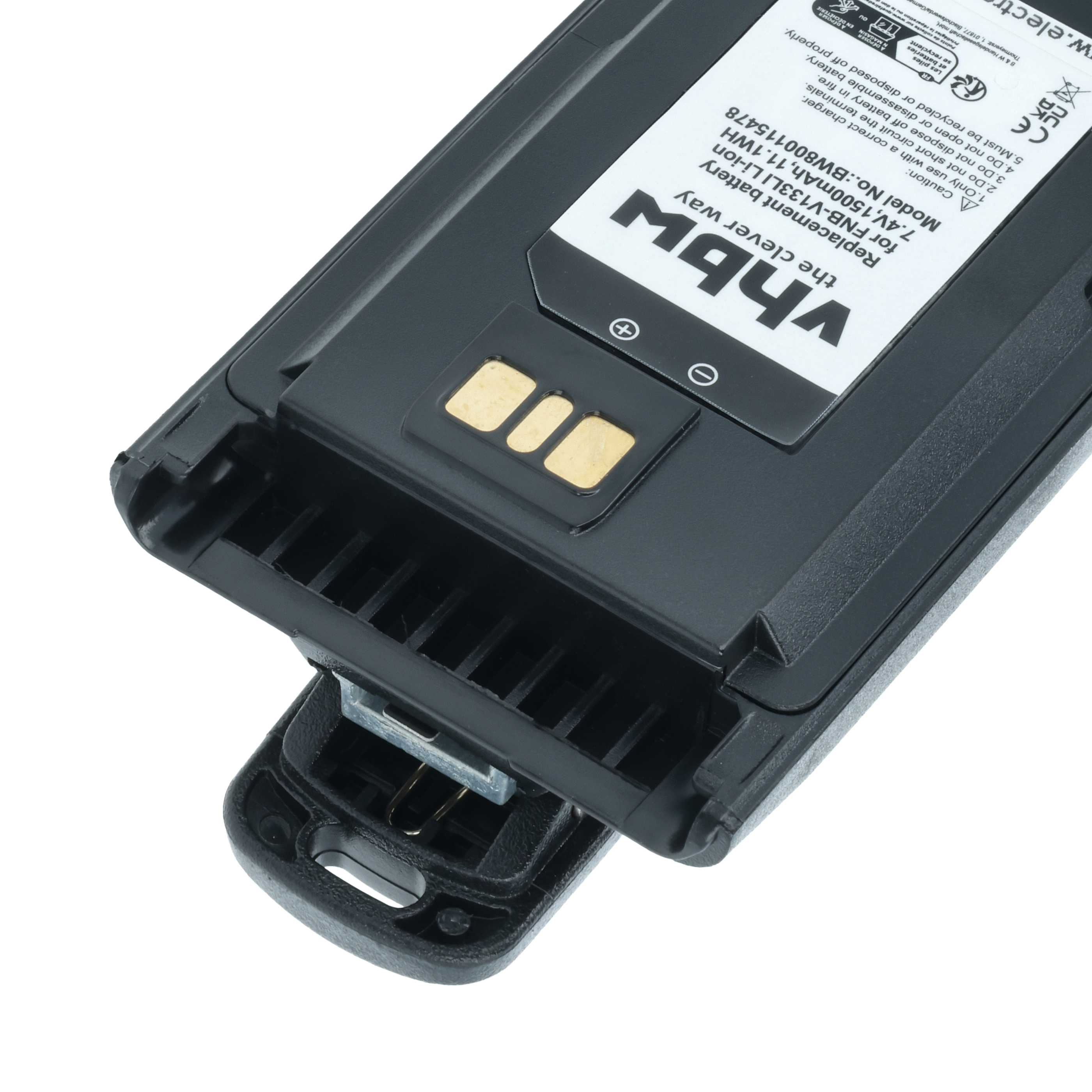 Radio Battery replaces Motorola AAJ67X001 - 1500 mAh 7.4 V Li-Ion