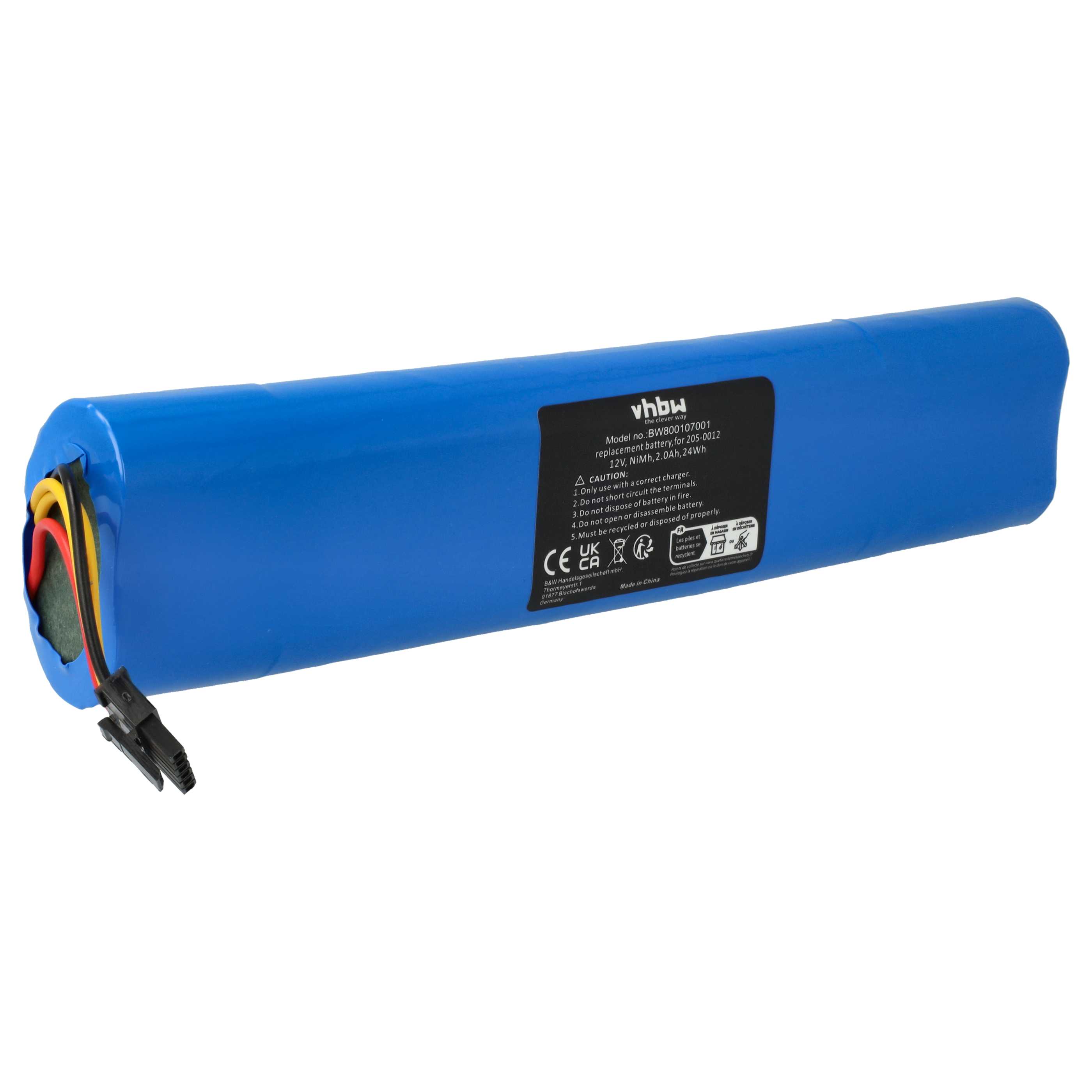 Battery suitable for Neato Botvac D85 2000mAh, 12V, NiMH