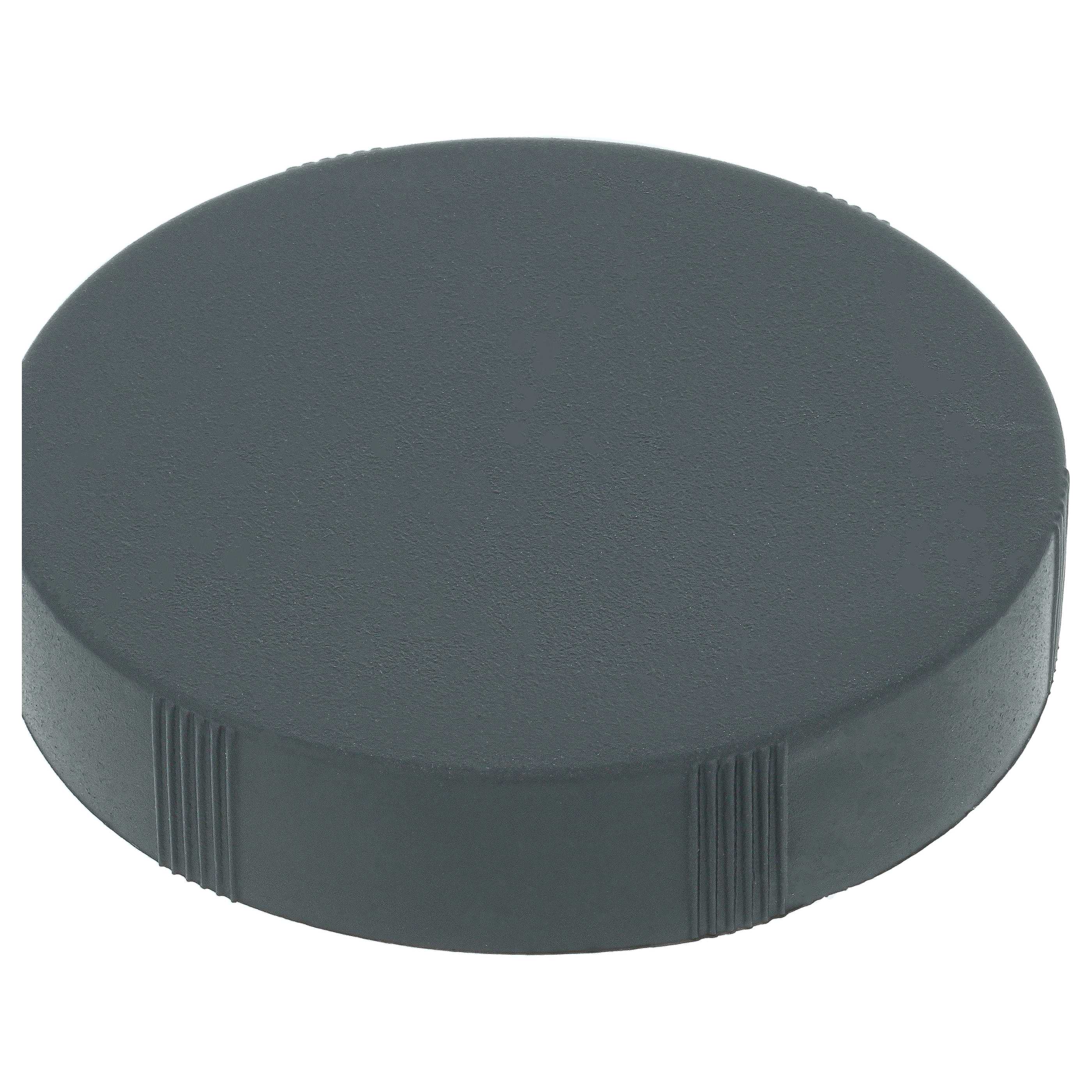 2x Capuchons d'objectif pour occulaire de jumelles avec 39 mm de diamètre - noir, encastrable