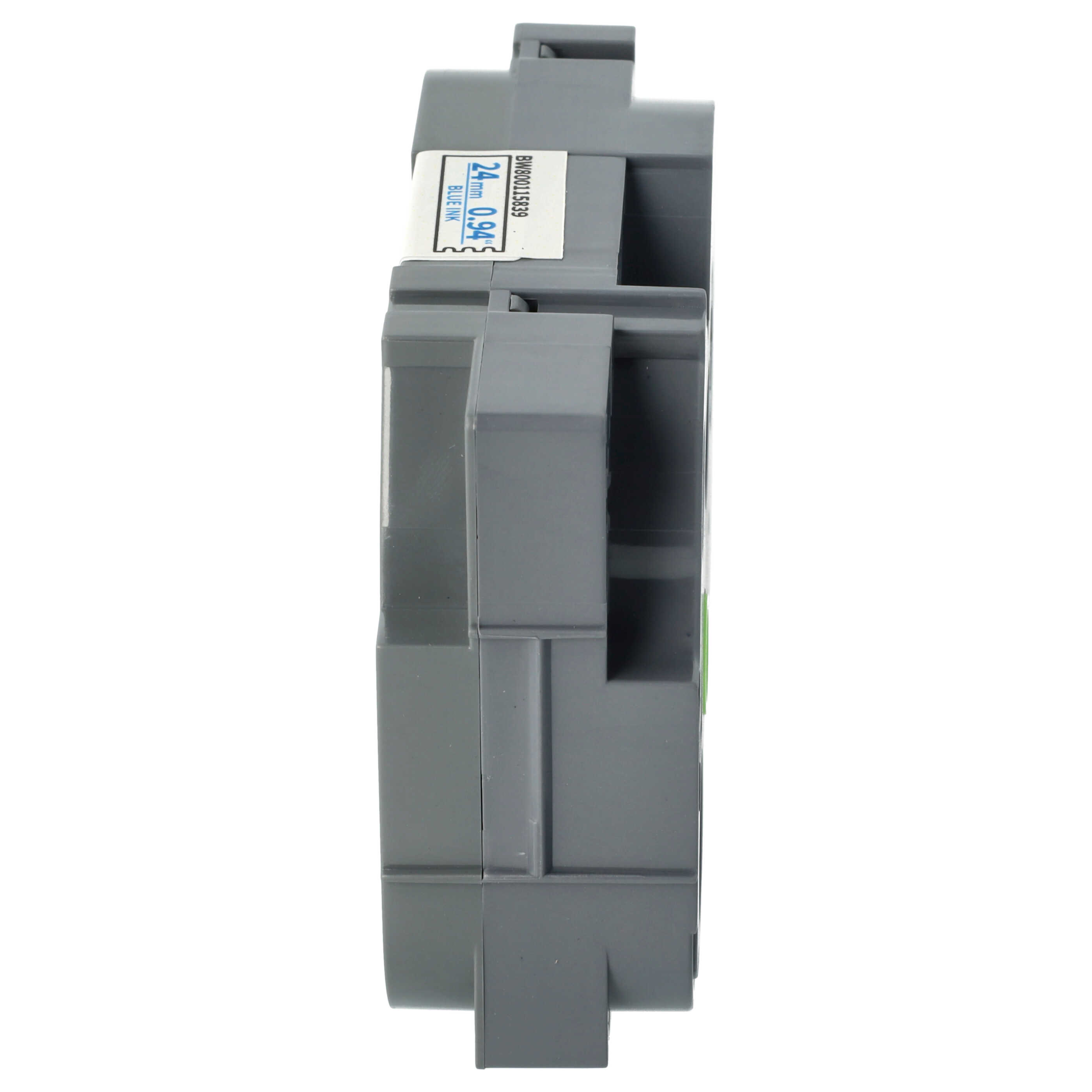 Label Tape replaces Brother TZE-FX253 - 24 mm Blue to White, Flexible