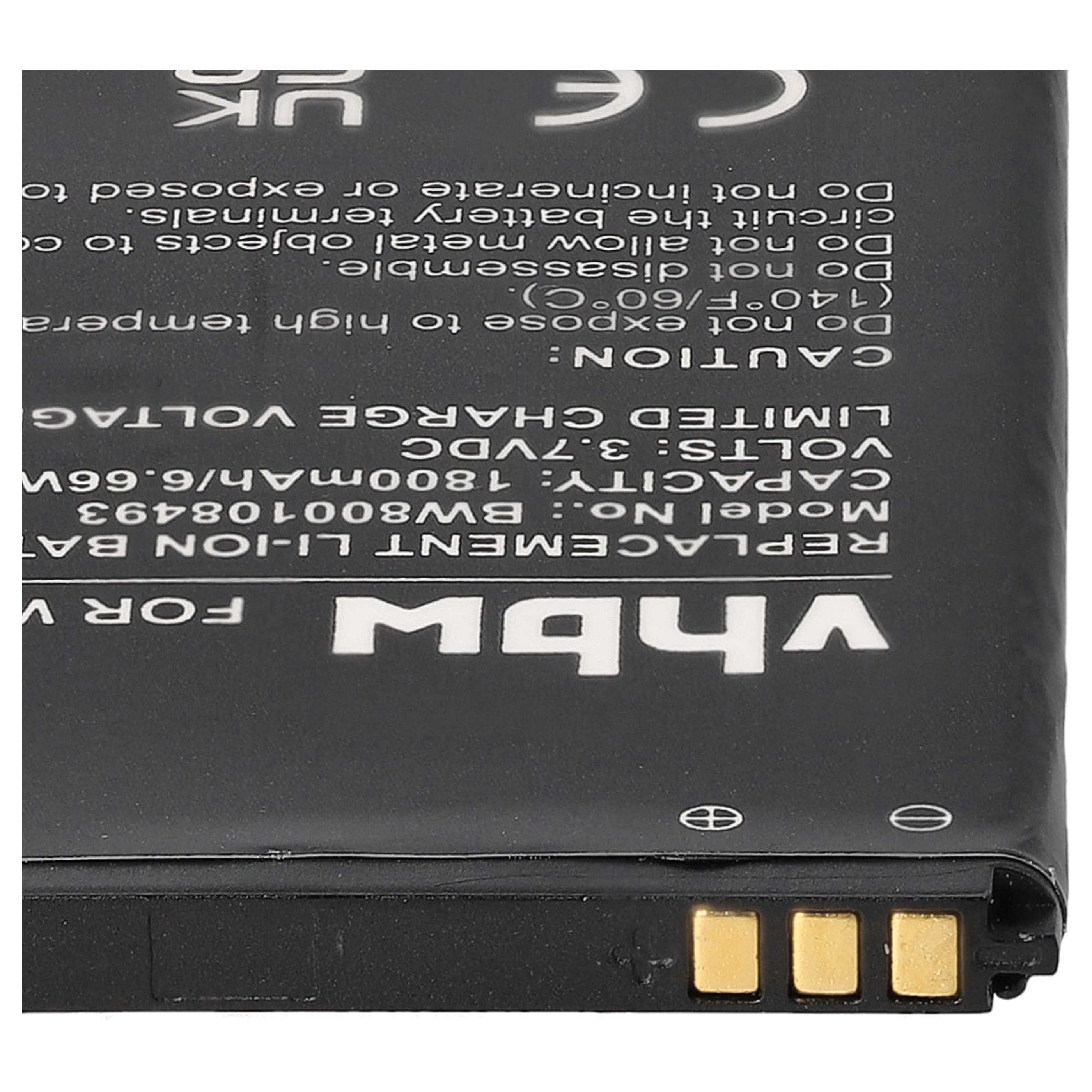 Akumulator do telefonu smartfona zamiennik Wiko 3702, 5030 - 1800 mAh 3,7 V Li-Ion