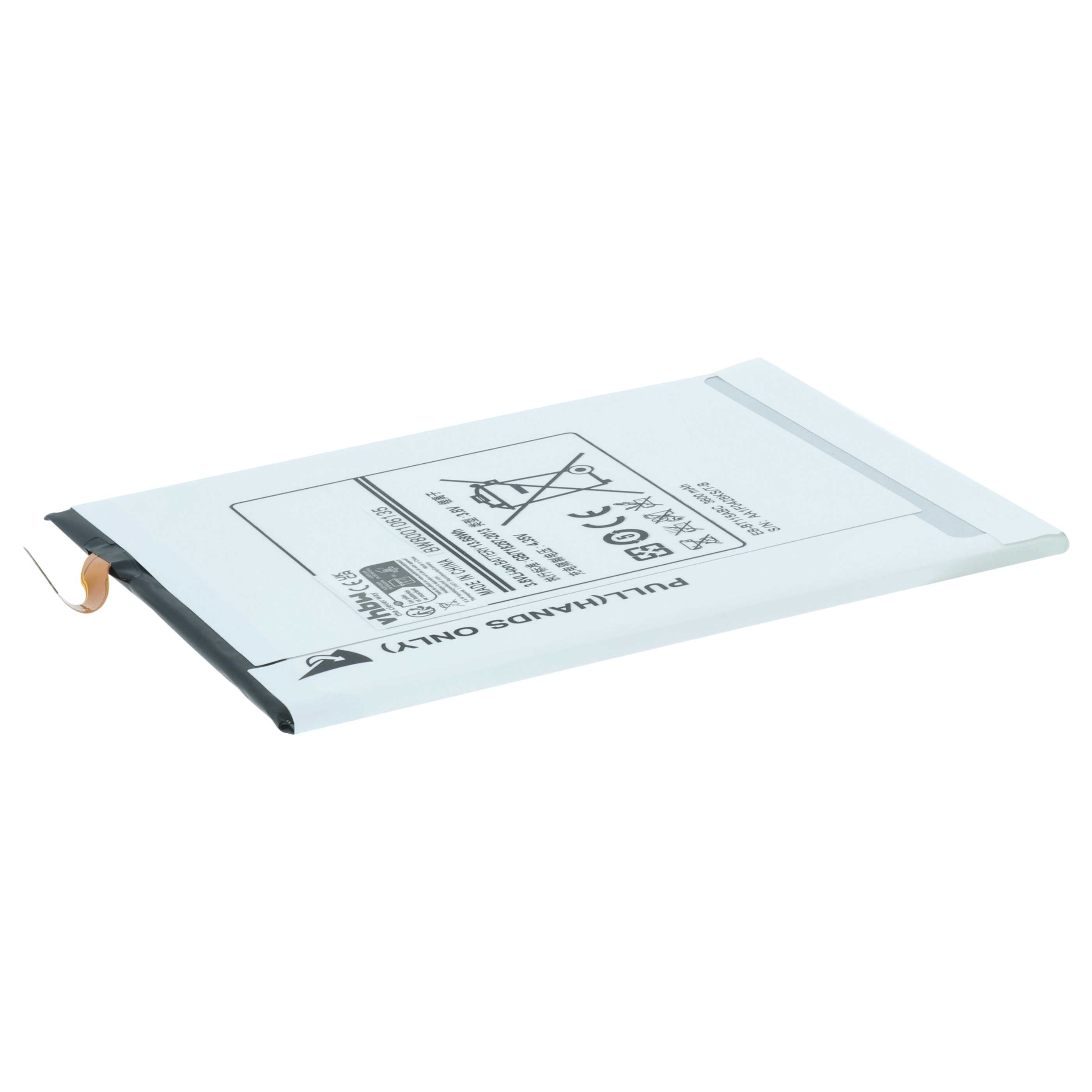 Batteria per tablet sostituisce Samsung DL0DA18As/9-B, DL0DC02aS/9-B, DL0DB01aS/9-B - 3600mAh 3,8V Li-Poly