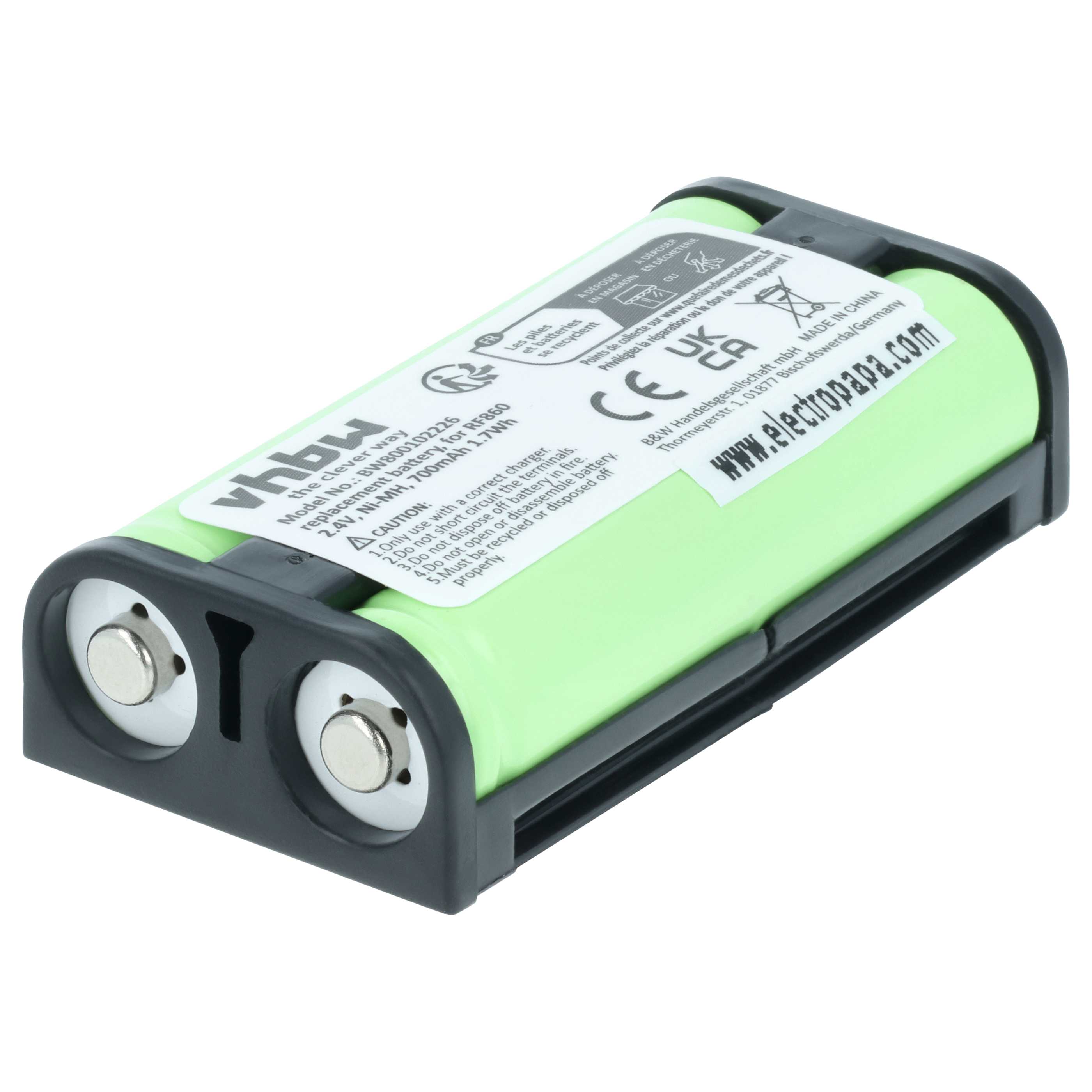 3x Batteria sostituisce Sony BP-HP550-11 per auricolari cuffie - 700mAh 2,4V NiMH