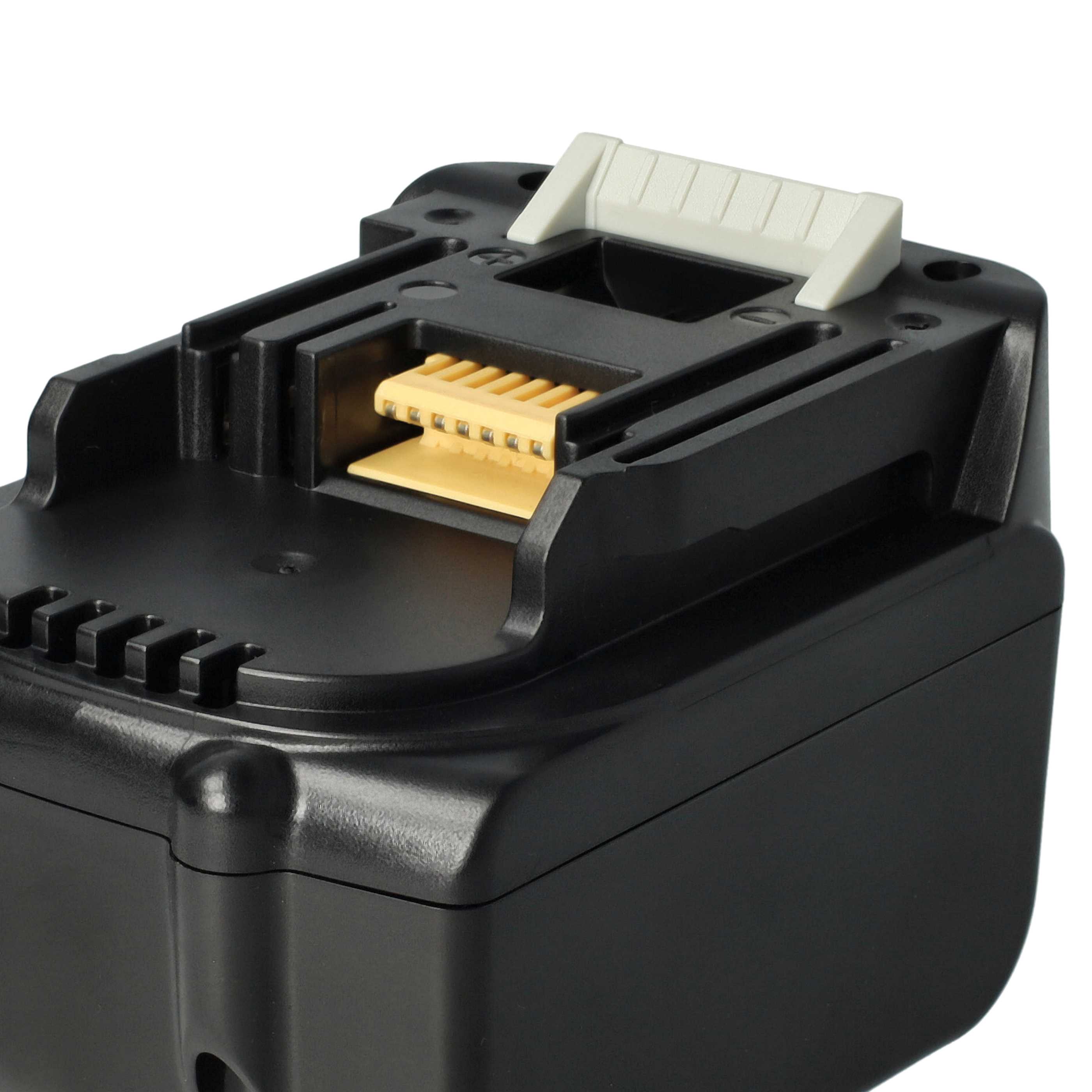 2x Batería para herramienta reemplaza Makita BL1415G, BL1413G, 196375-4, BL1411G - 4000 mAh, 14,4 V, Li-Ion