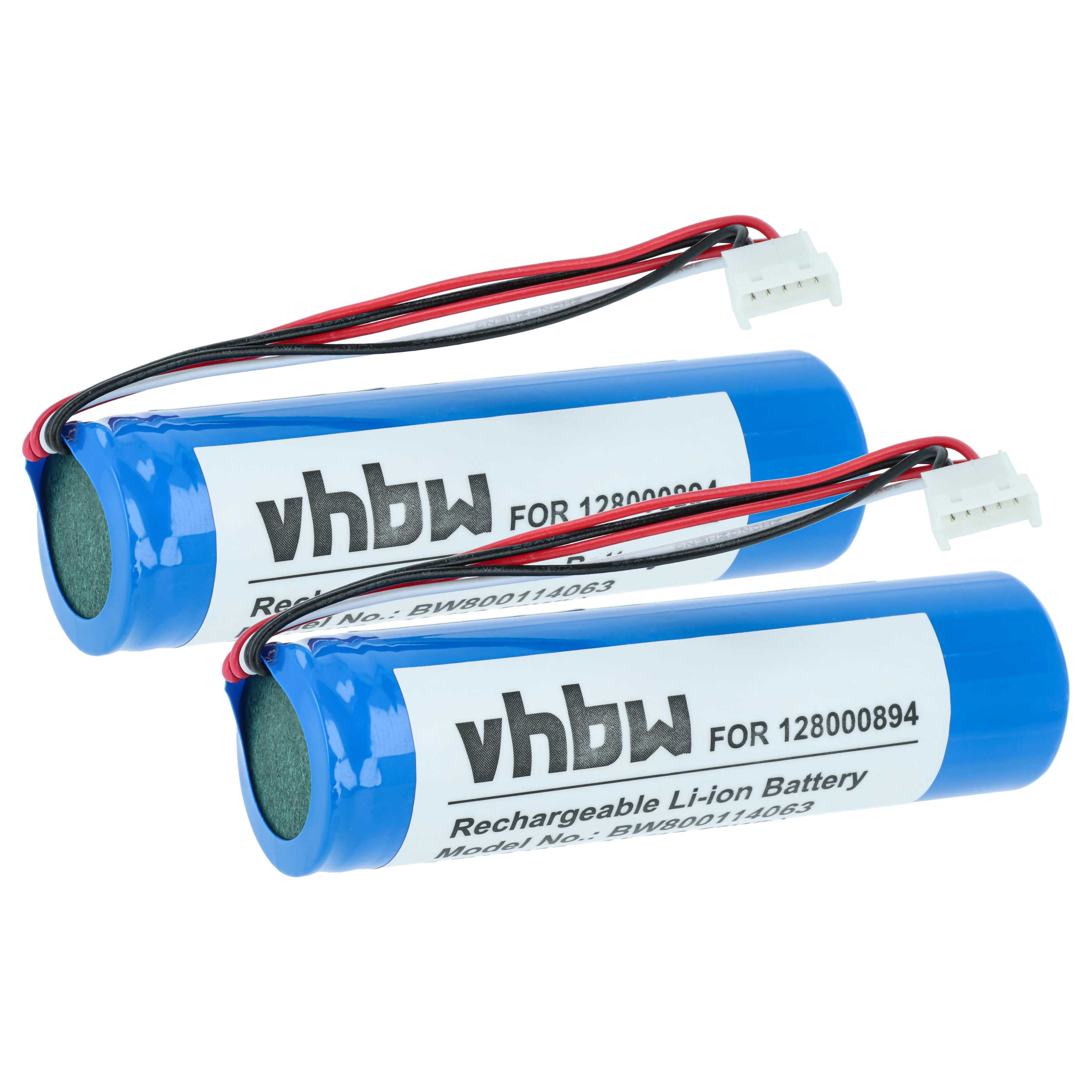 2x Battery replaces 128000894, RBP-GM40 for Datalogic Barcode Scanner POS - 3400 mAh 3.7 V