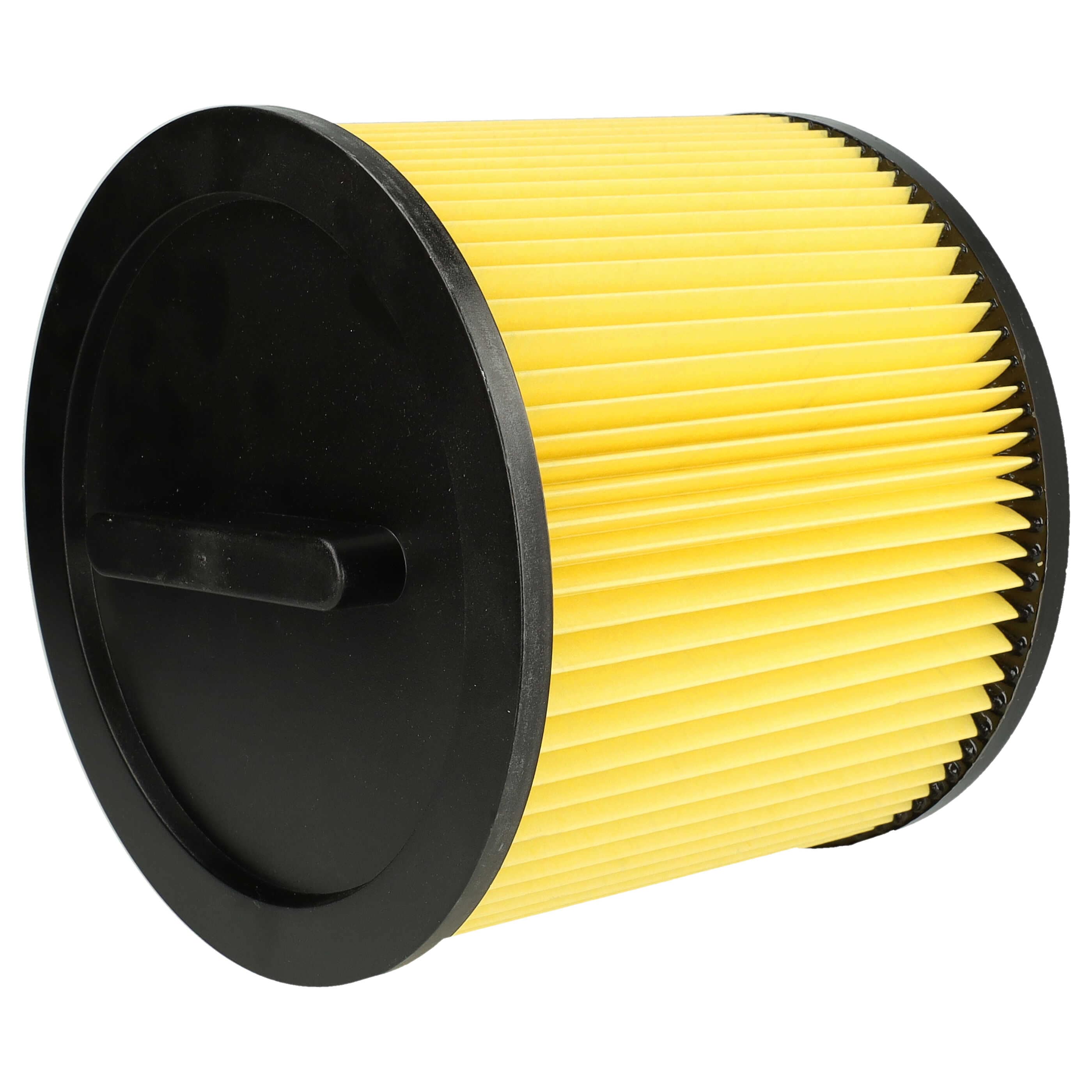 1x cartridge filter replaces Einhell 2351113 for Thomas Vacuum Cleaner, black / yellow