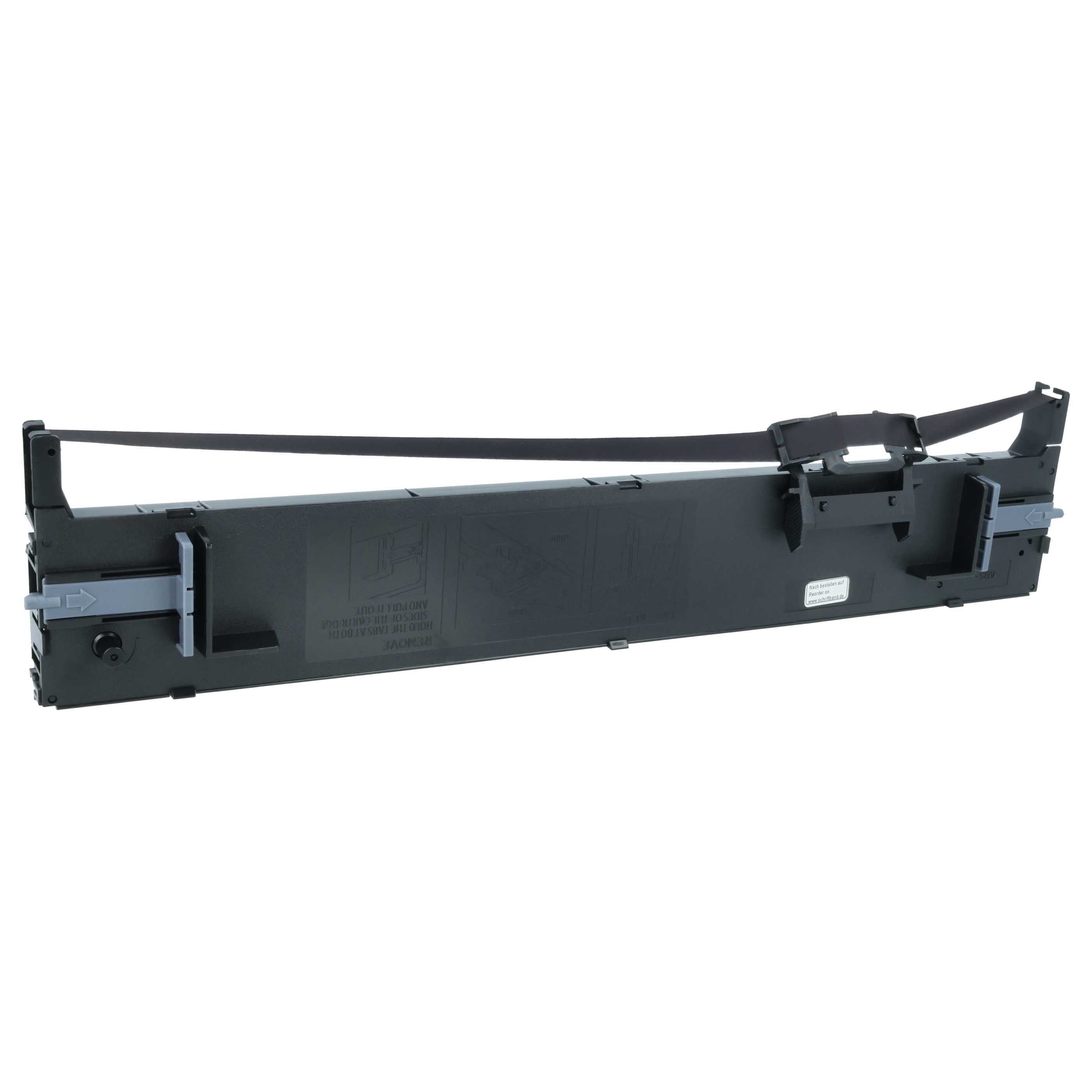 Ink Ribbon replaces Epson S015610, C13S015610 for Dot Matrix, Receipt Printer - Black