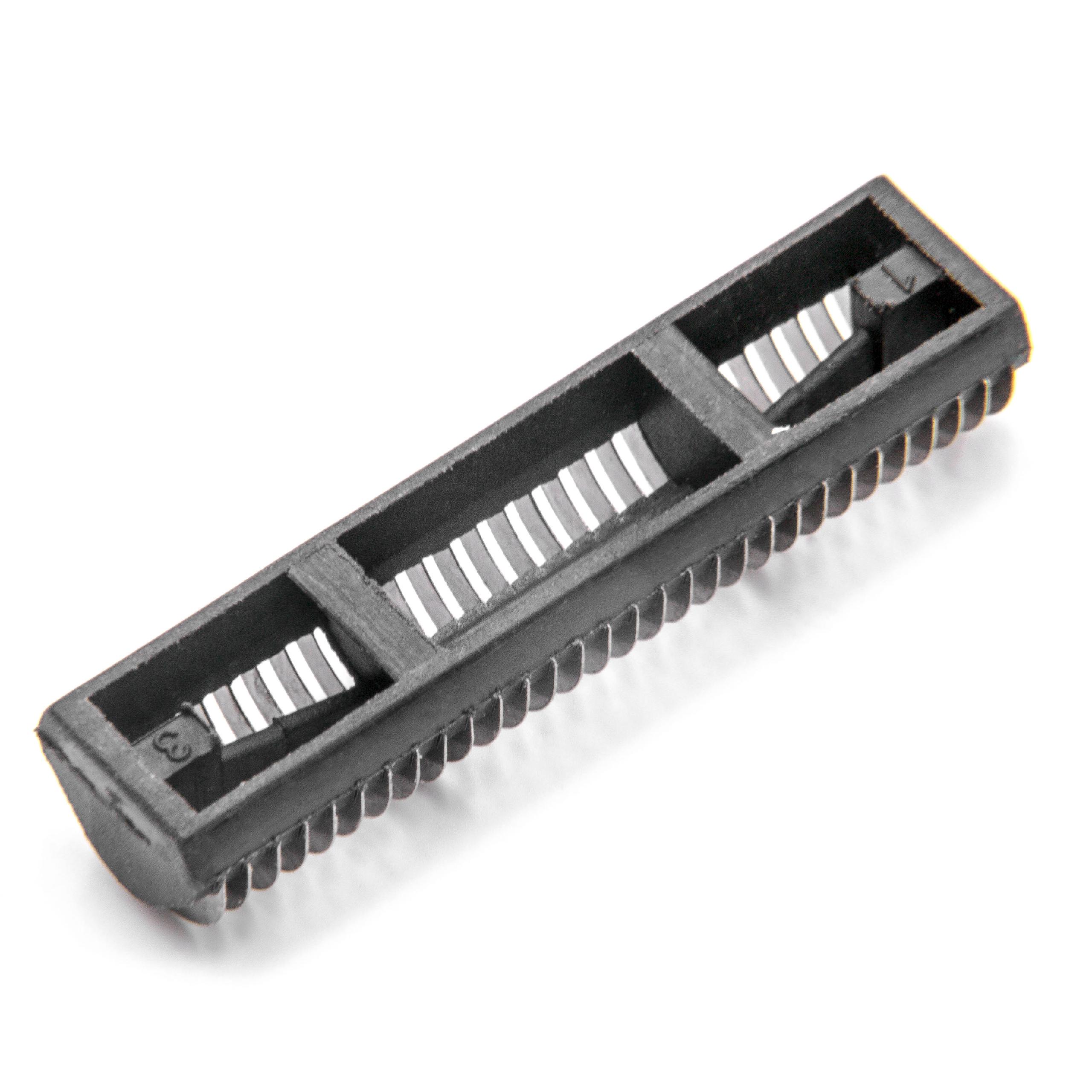 Pack piezas corte para afeitadoras Braun 1008 - lámina + bloque, negro/plata