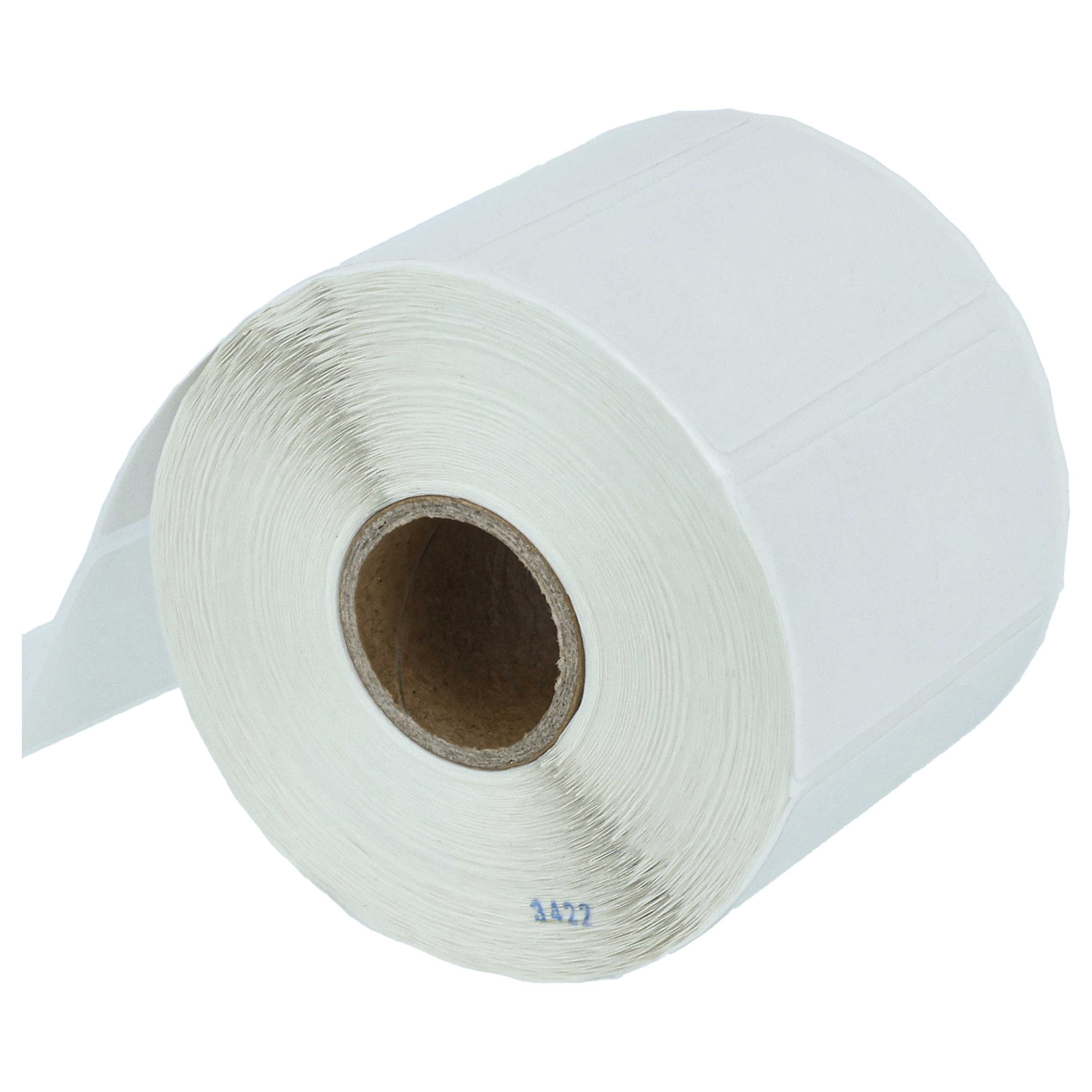 10x Etiketten für Toshiba Etikettendrucker - 31,7mm x 57,15mm