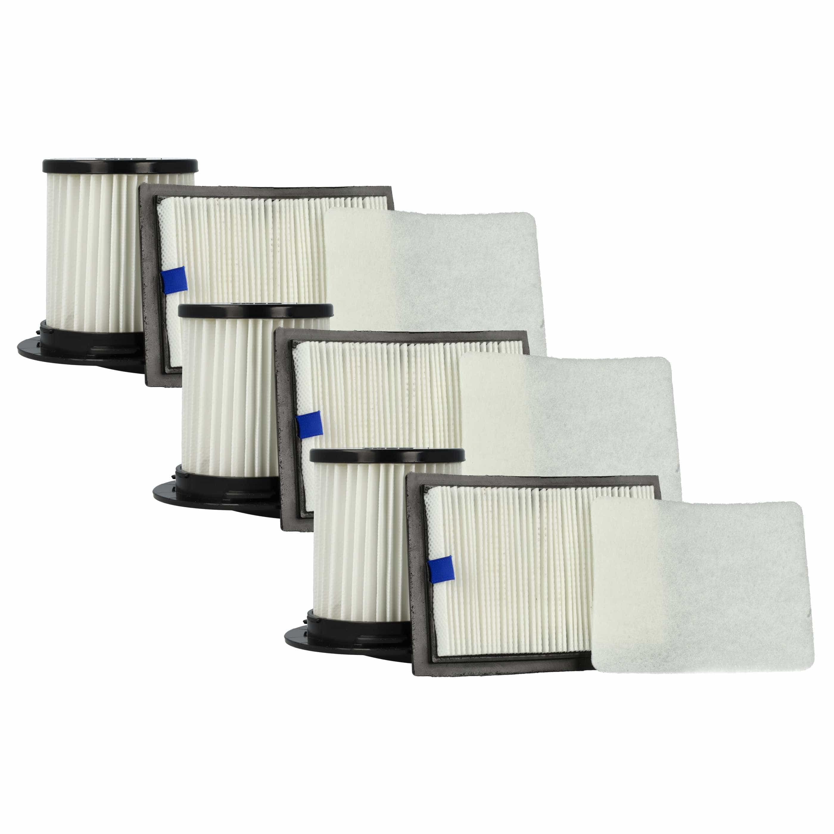 3x Filter Set replaces Dirt Devil 2725001 for Dirt Devil Vacuum Cleaner - Vacuum Cleaner Filter Set