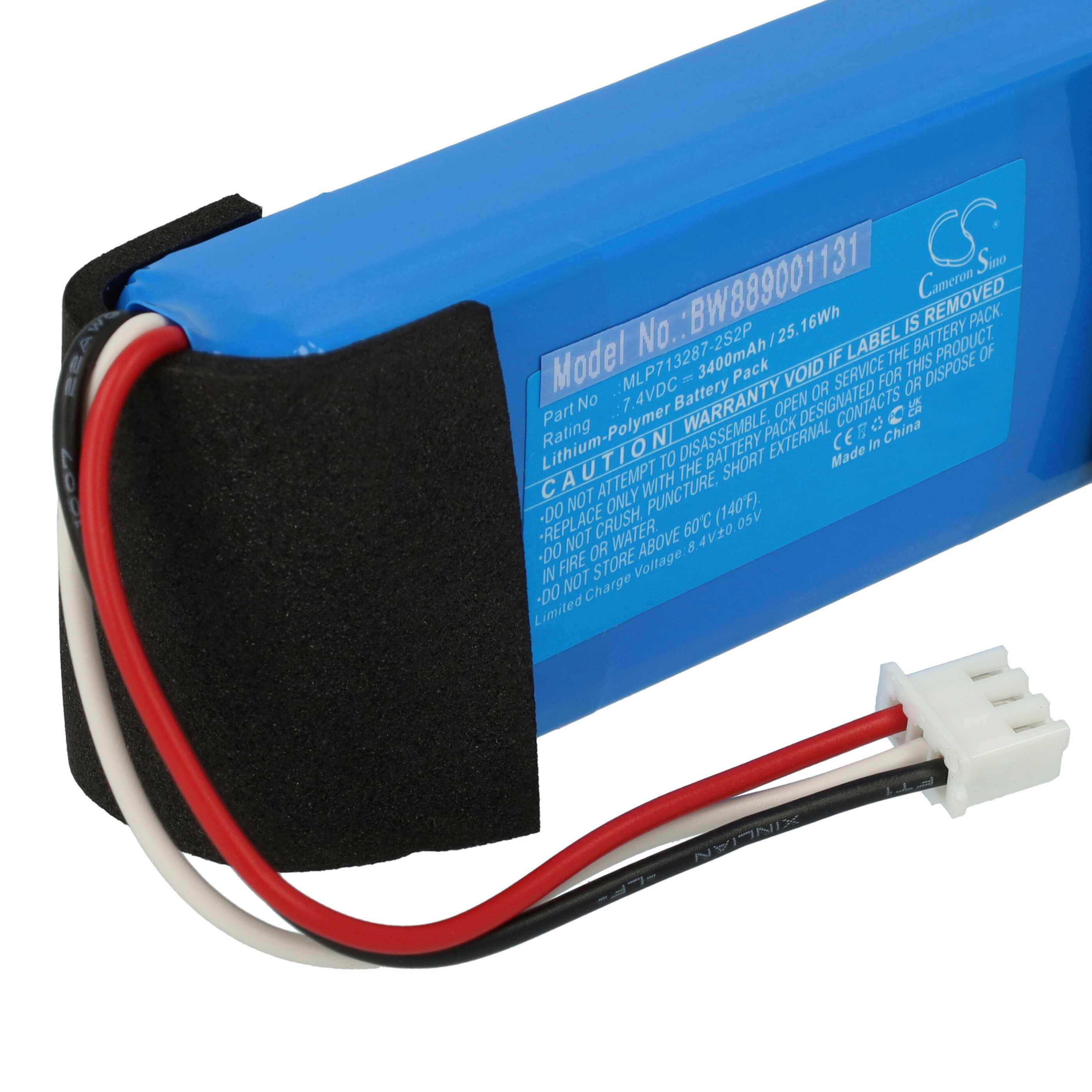 Akumulator do głośnika zamiennik Harman Kardon MLP713287-2S2P - LiPo 3400mAh