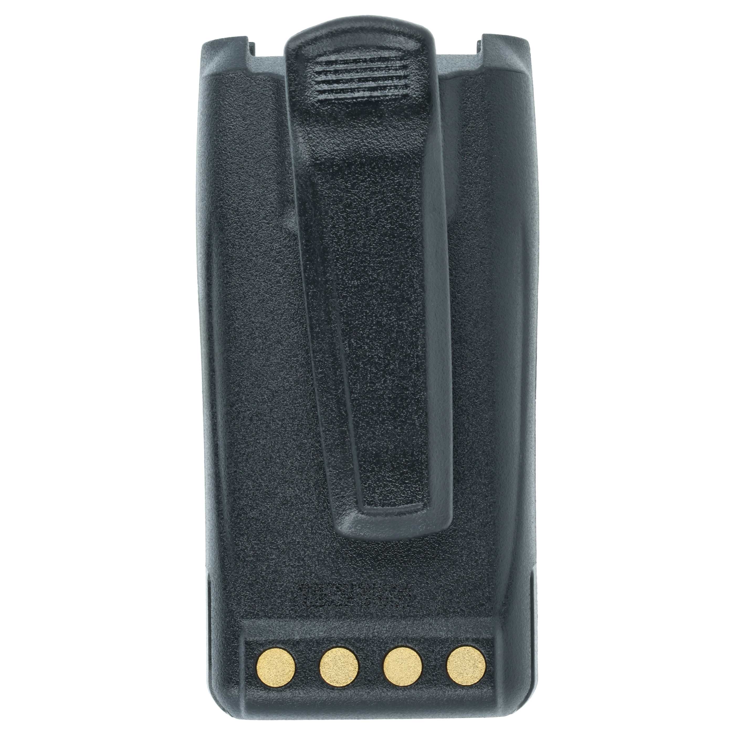 Radio 2x Battery replaces Hyt BL2102, BL1703Li, BL-2102Li, BH1801 - 2100 mAh 7.4 V Li-Ion + Belt Clip