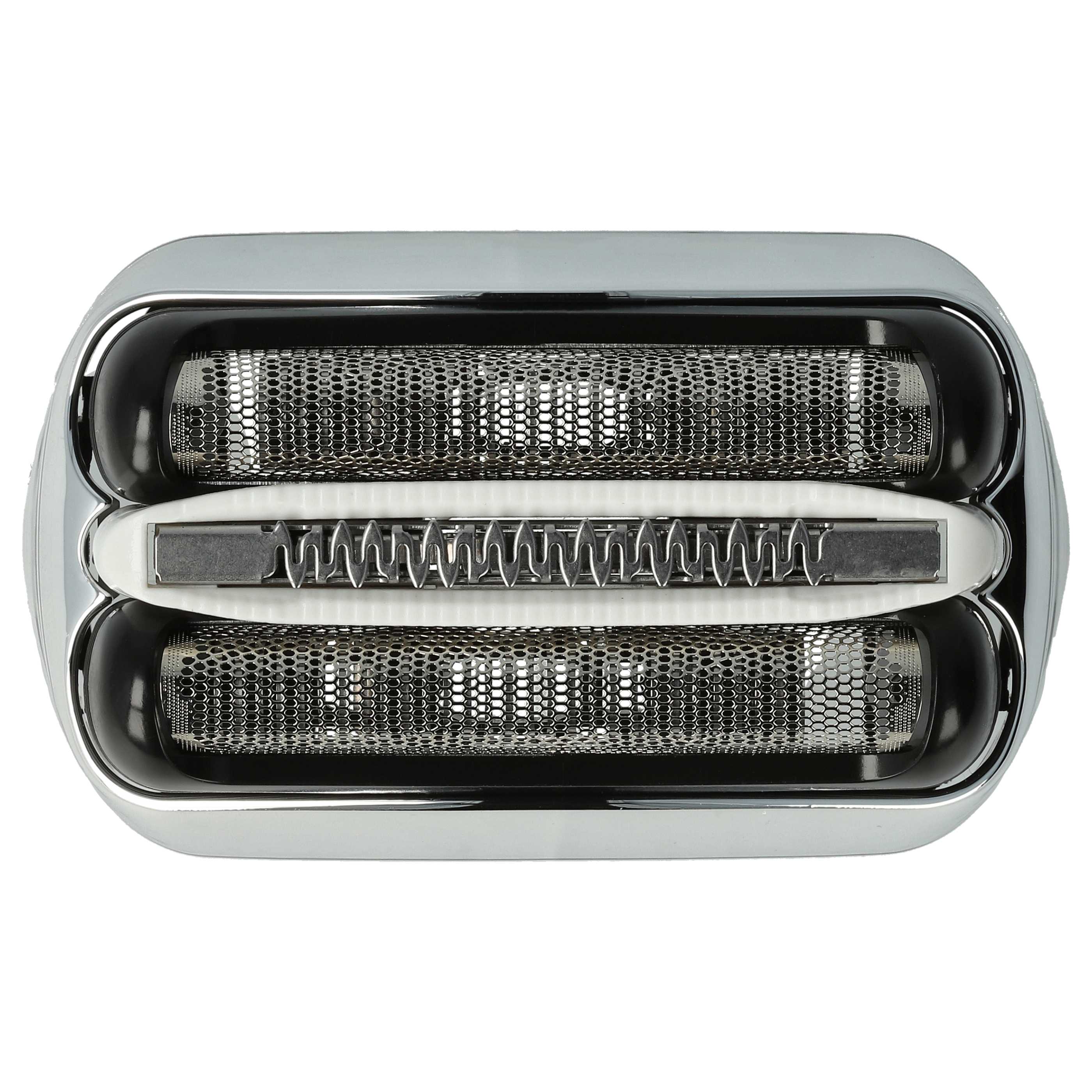 2x Set di testine sostituisce Braun 32B, 32S per rasoio Braun - argento