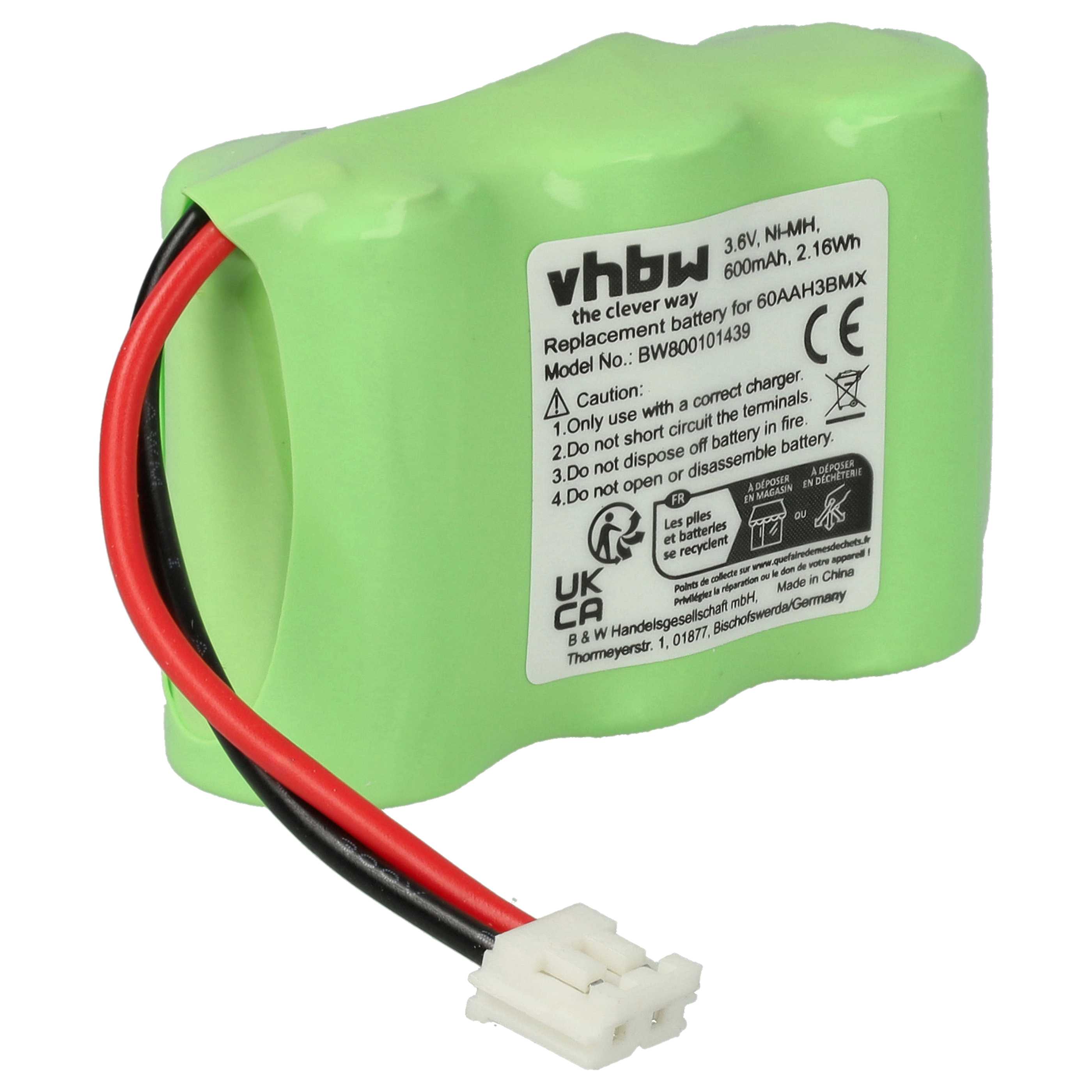 Akku für Philips Evalia 5500 600mAh 3,6V