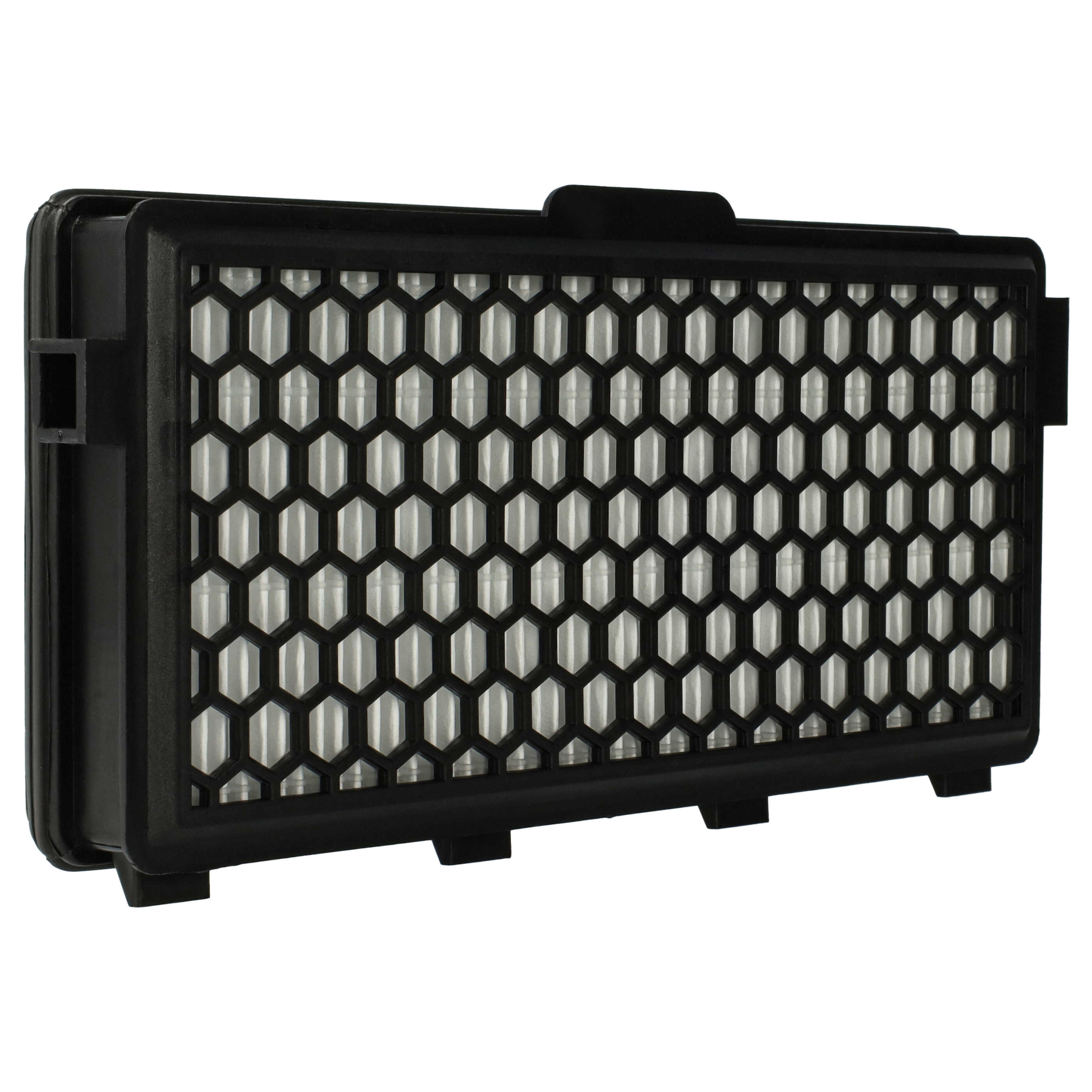 2x Filtro reemplaza Miele 5996880, 5996882, 5996881 para aspiradora - filtro de escape HEPA negro / blanco