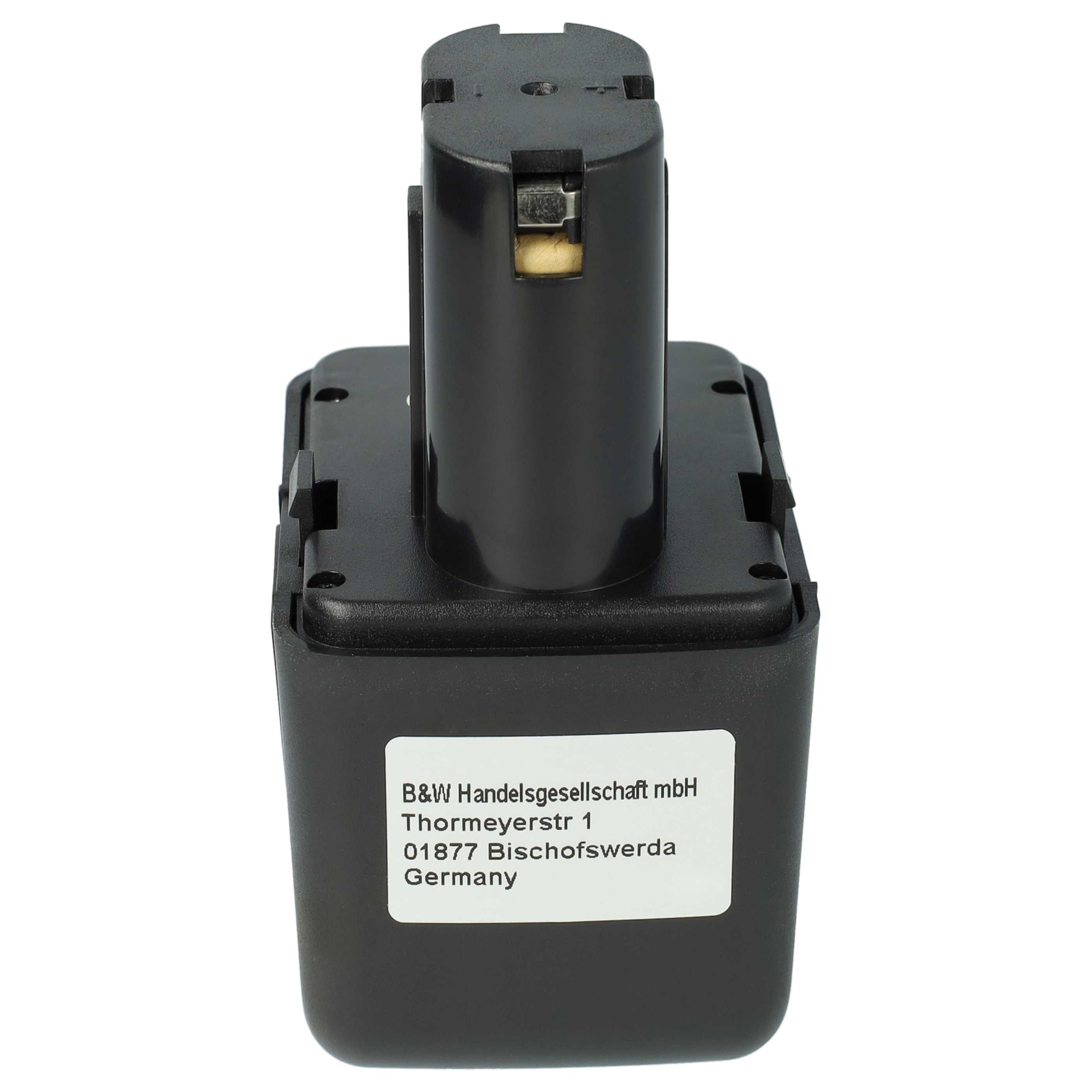 2x Battery replaces Gesipa CPT12/2 EHD Blind Rivet Gun - 3500 mAh, 12 V, NiMH