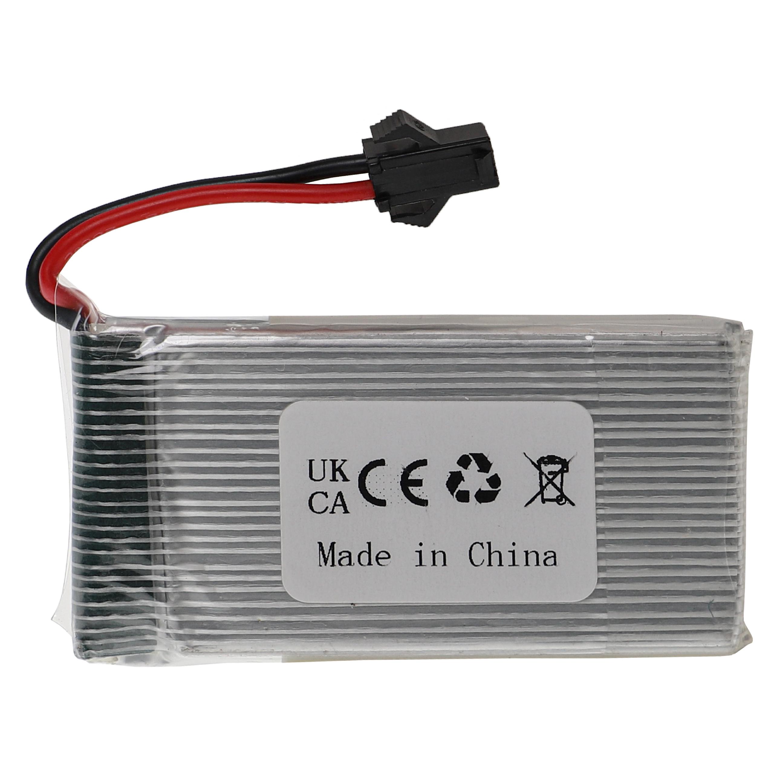 Batterie pour modèle radio-télécommandé - 1600mAh 3,7V Li-polymère, SM-2P