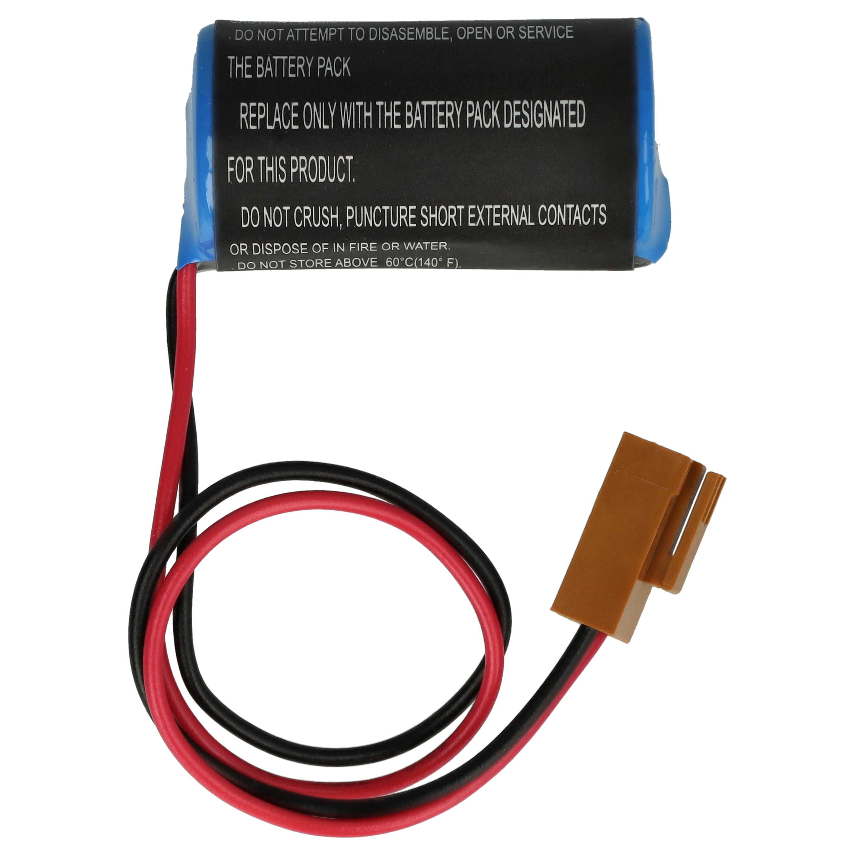 2x Batteria per robot industriale sostituisce 44A724534-001, A06B-0168-D111, A06B0168D111 - 1200mAh 3V Li-MnO2