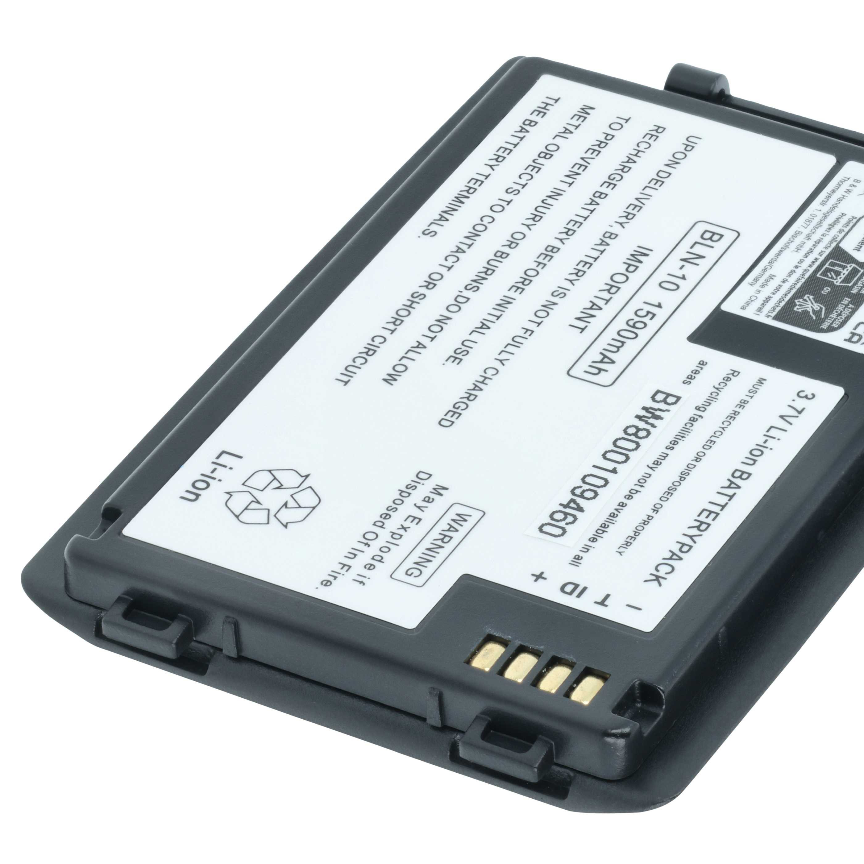 Radio 2x Battery replaces EADS HT9980AA, BLN-10 - 1590 mAh 3.7 V Li-Ion