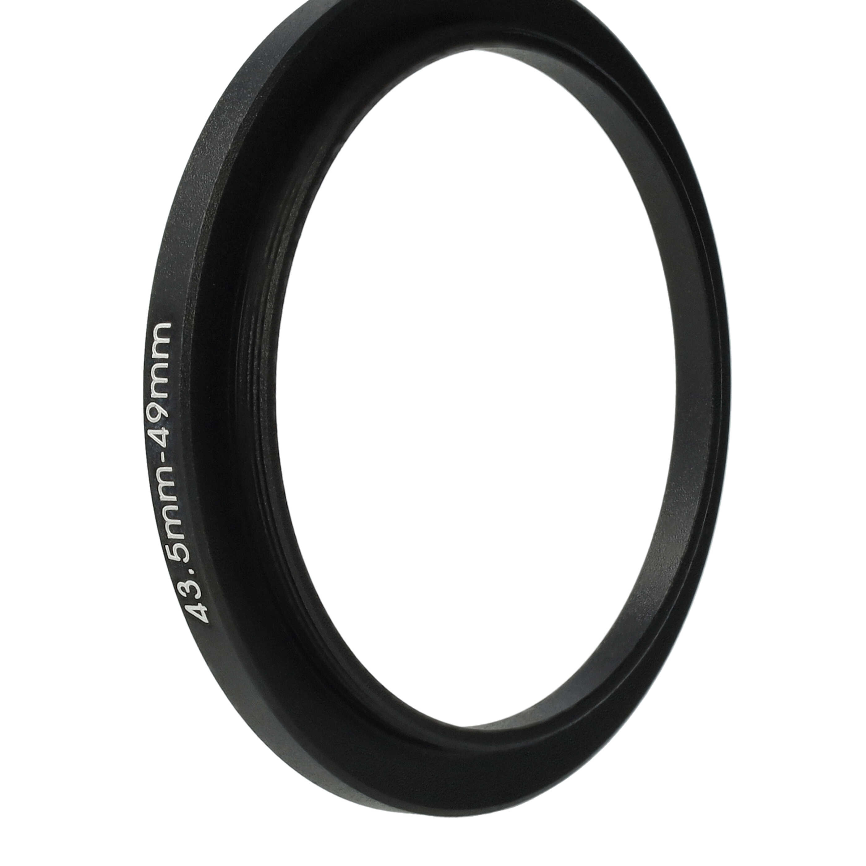 Step-Up-Ring Adapter 43,5 mm auf 49 mm passend für diverse Kamera-Objektive - Filteradapter