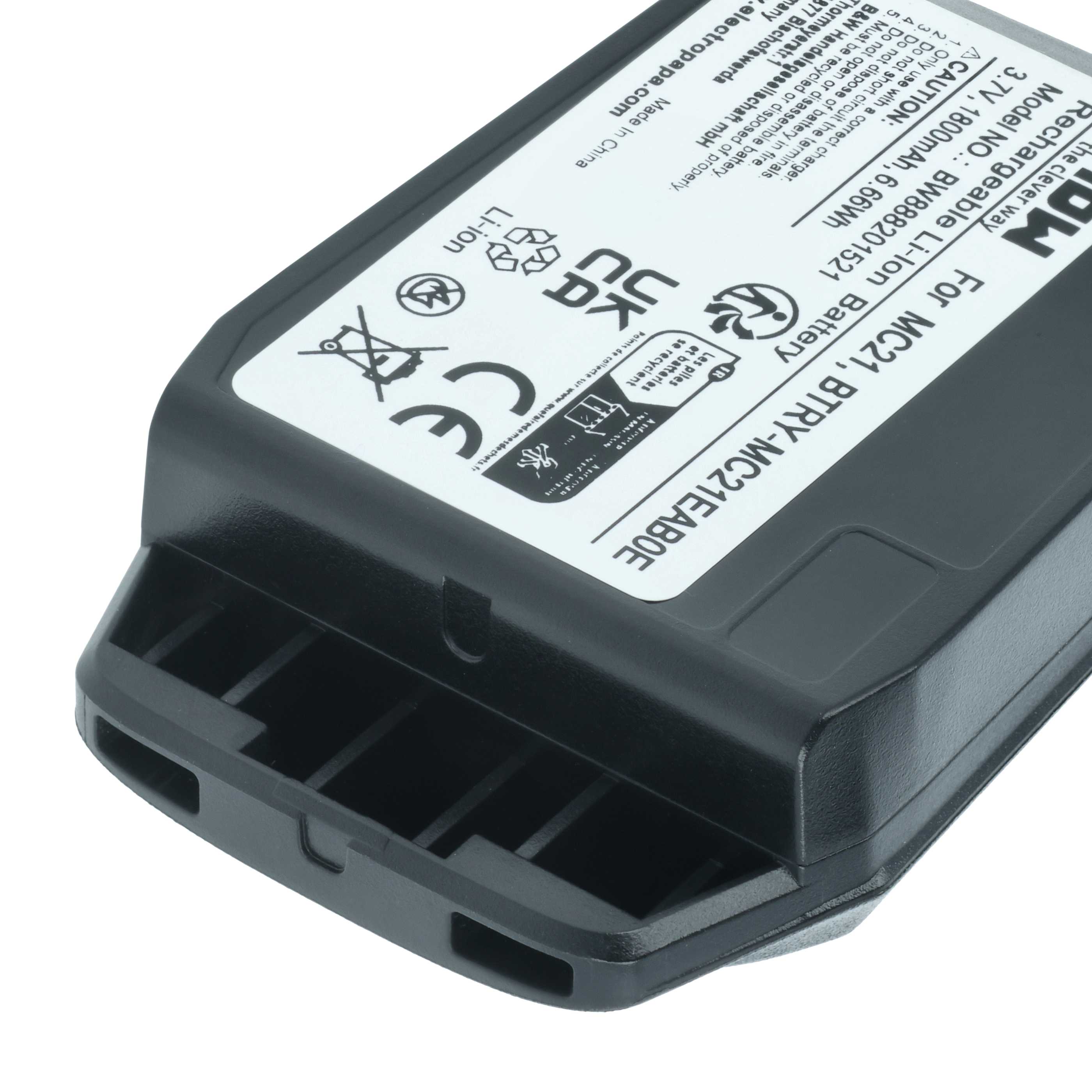 Batteria per computer portatile scanner sostituisce Motorola 82-105612-01, 82-150612-01 - 1800mAh 3,7V Li-Poly