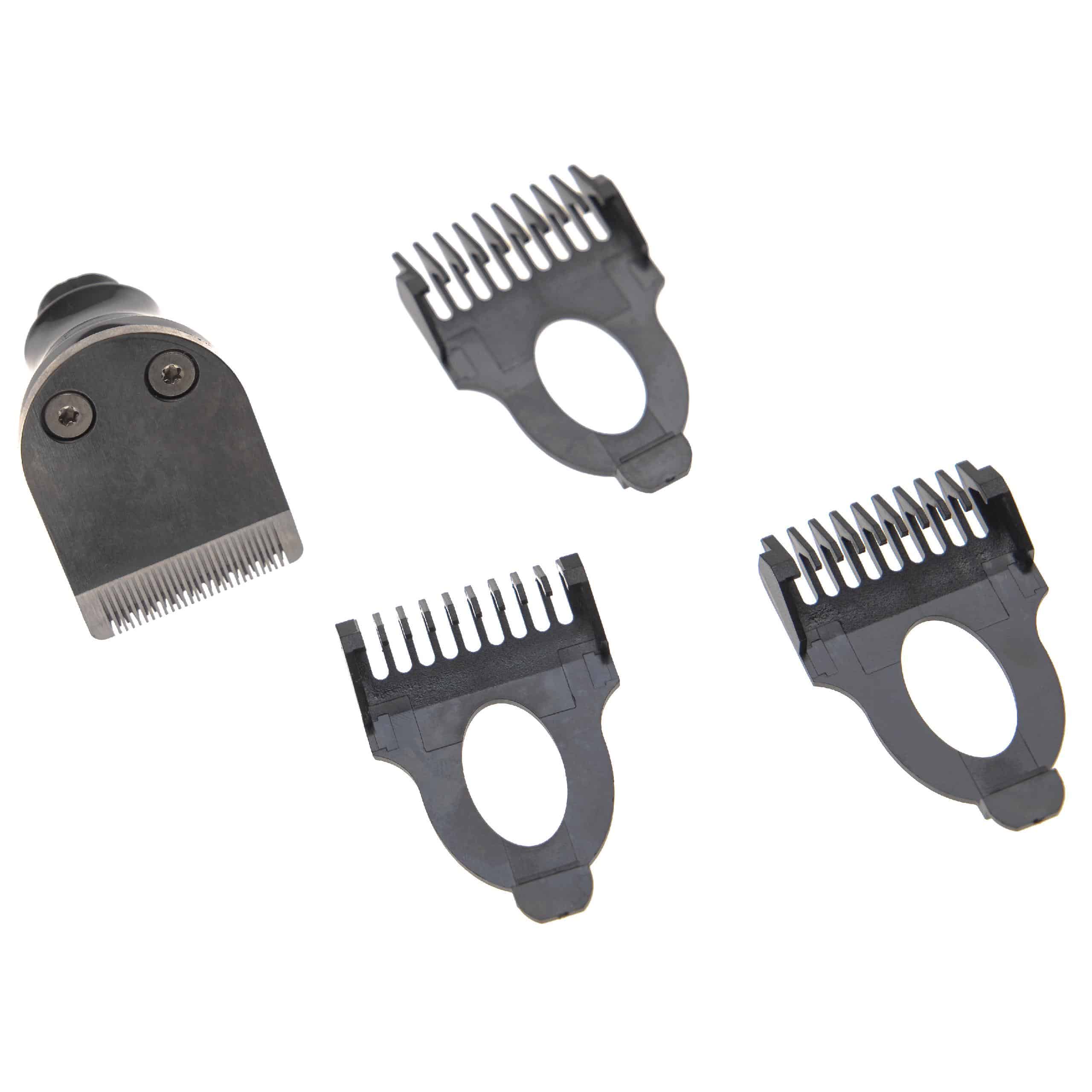 Set avec tête de rasage pour rasoir Philips Arcitec et autres - Kit 4 pcs avec sabot 3mm / 5mm / 7mm