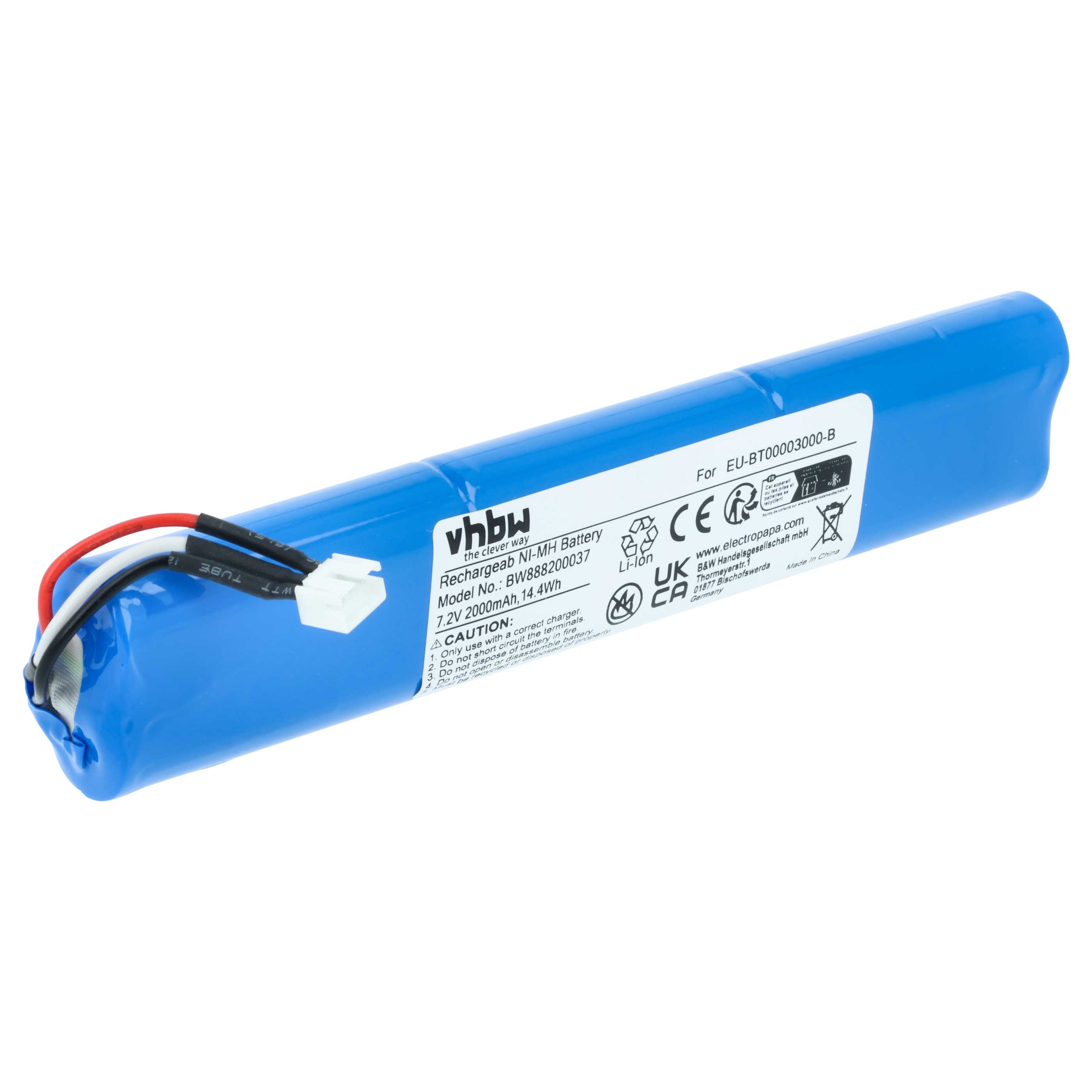 Akumulator do głośnika zamiennik TDK EU-BT00003000-B - NiMH 2000mAh