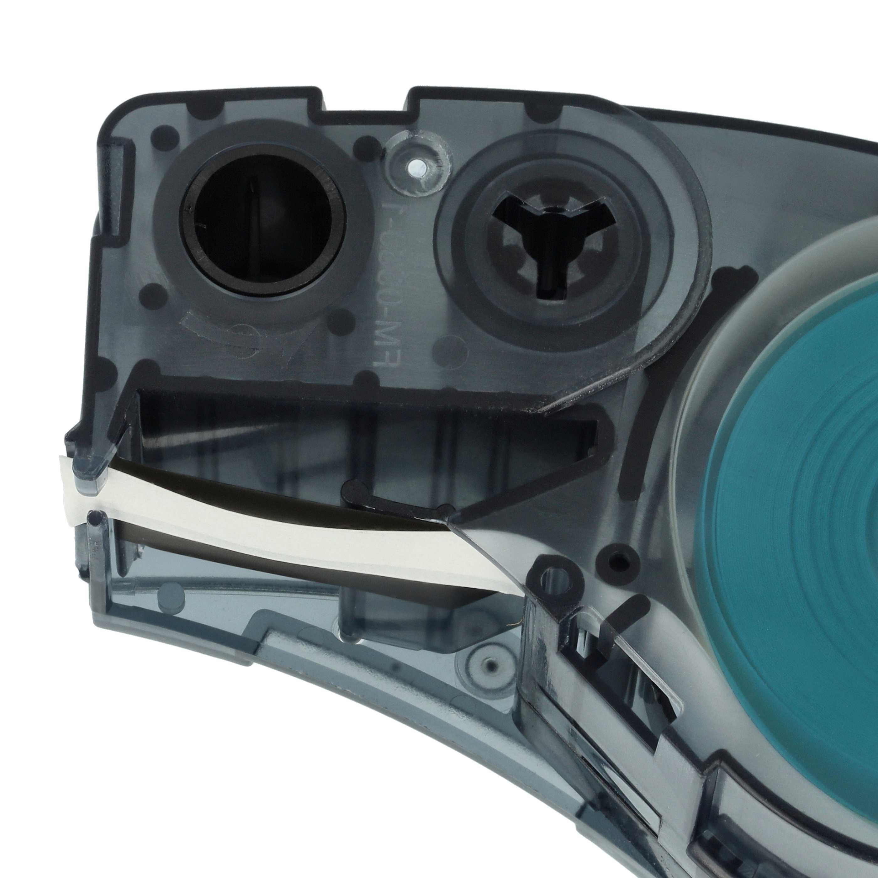 Cassetta nastro sostituisce Brady M21-375-7425 per etichettatrice Brady 9,5mm nero su bianco, polipropilene