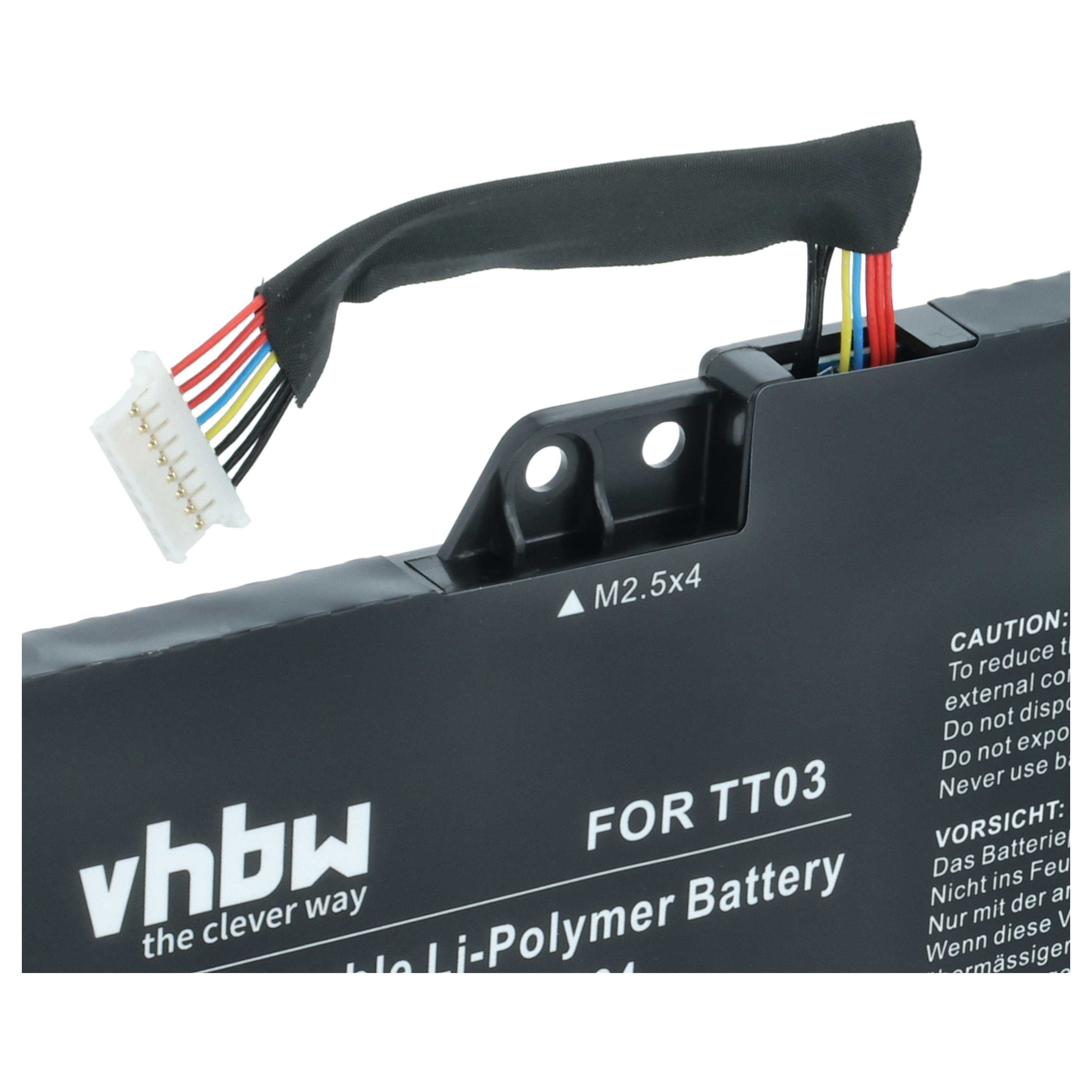 Akumulator do laptopa zamiennik HP 932824-2C1, 932824-1C1, 3RS08UT#ABA - 4700 mAh 11,55 V LiPo, czarny