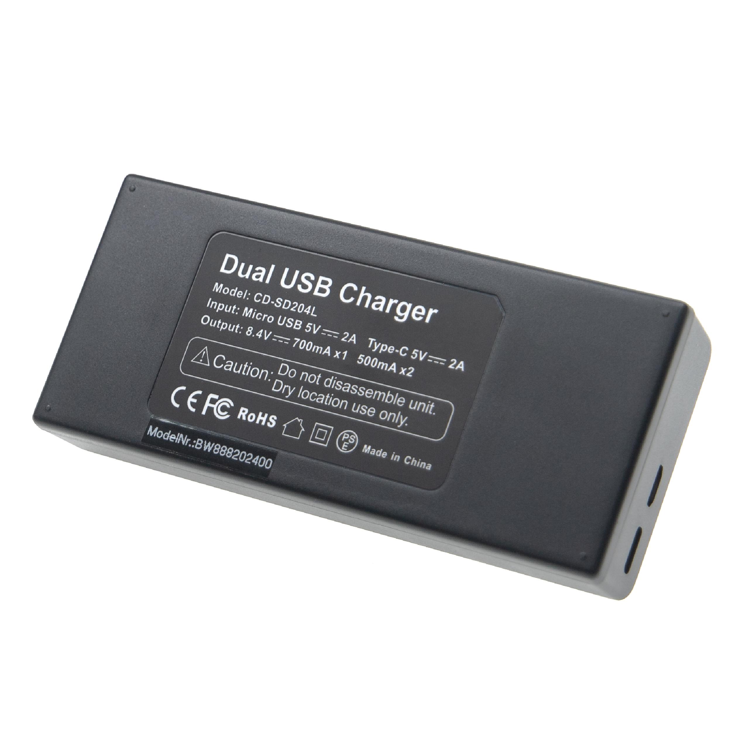 Battery Charger suitable for Sony NP-F930/B Camera etc. - 0.5 A, 8.4 V
