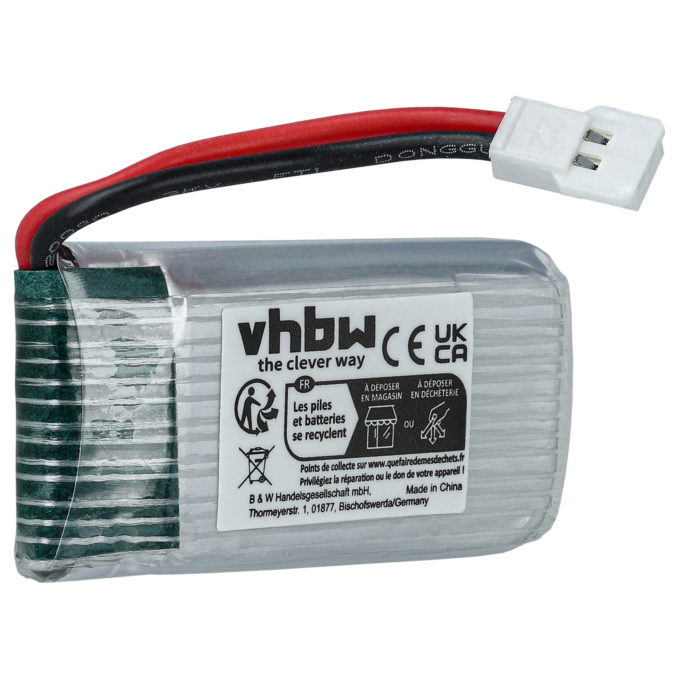 Batterie pour drone Mould King 33041C Quadrocopter- 380mAh 3,7V Li-ion